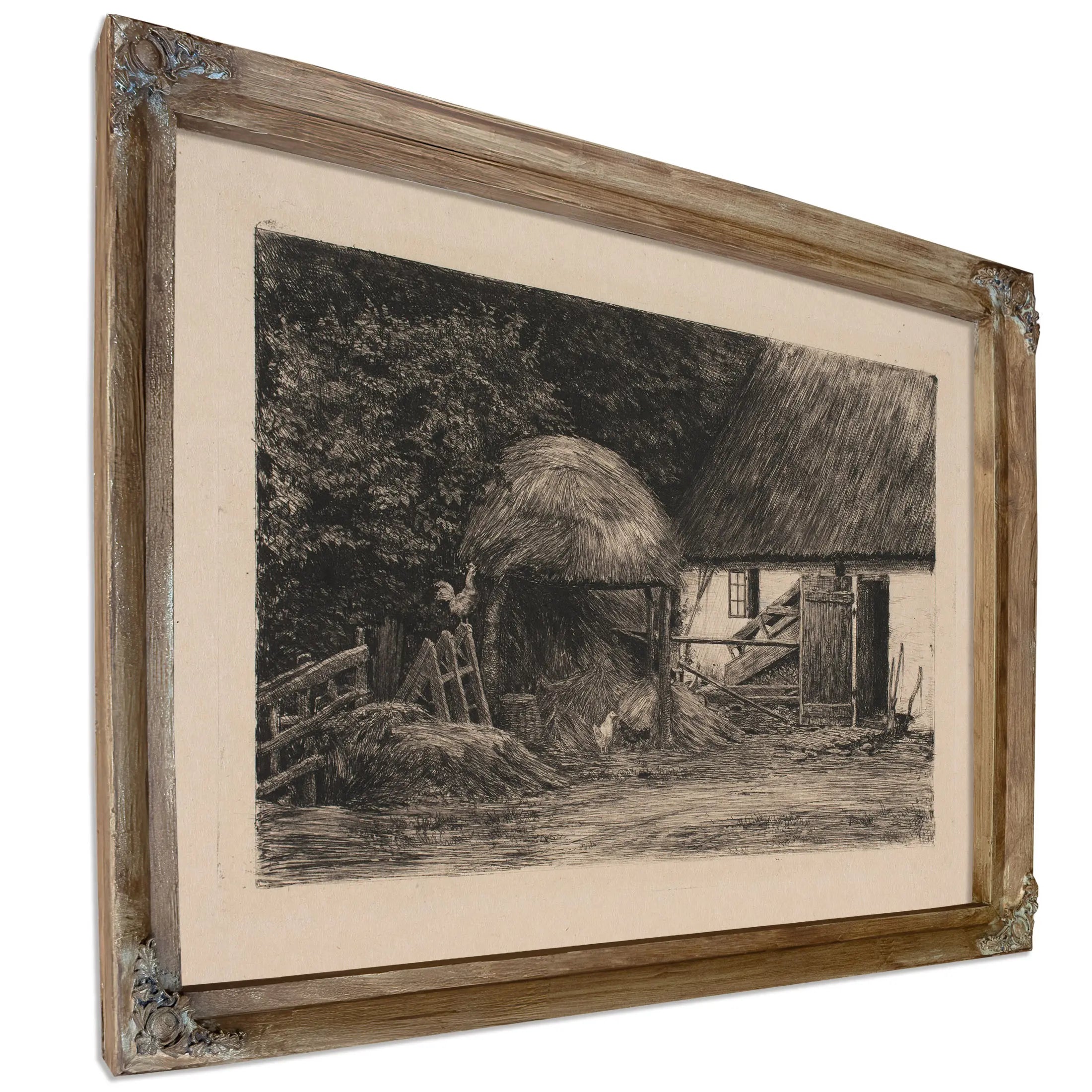 Ved Bondehuset by Carl Bloch