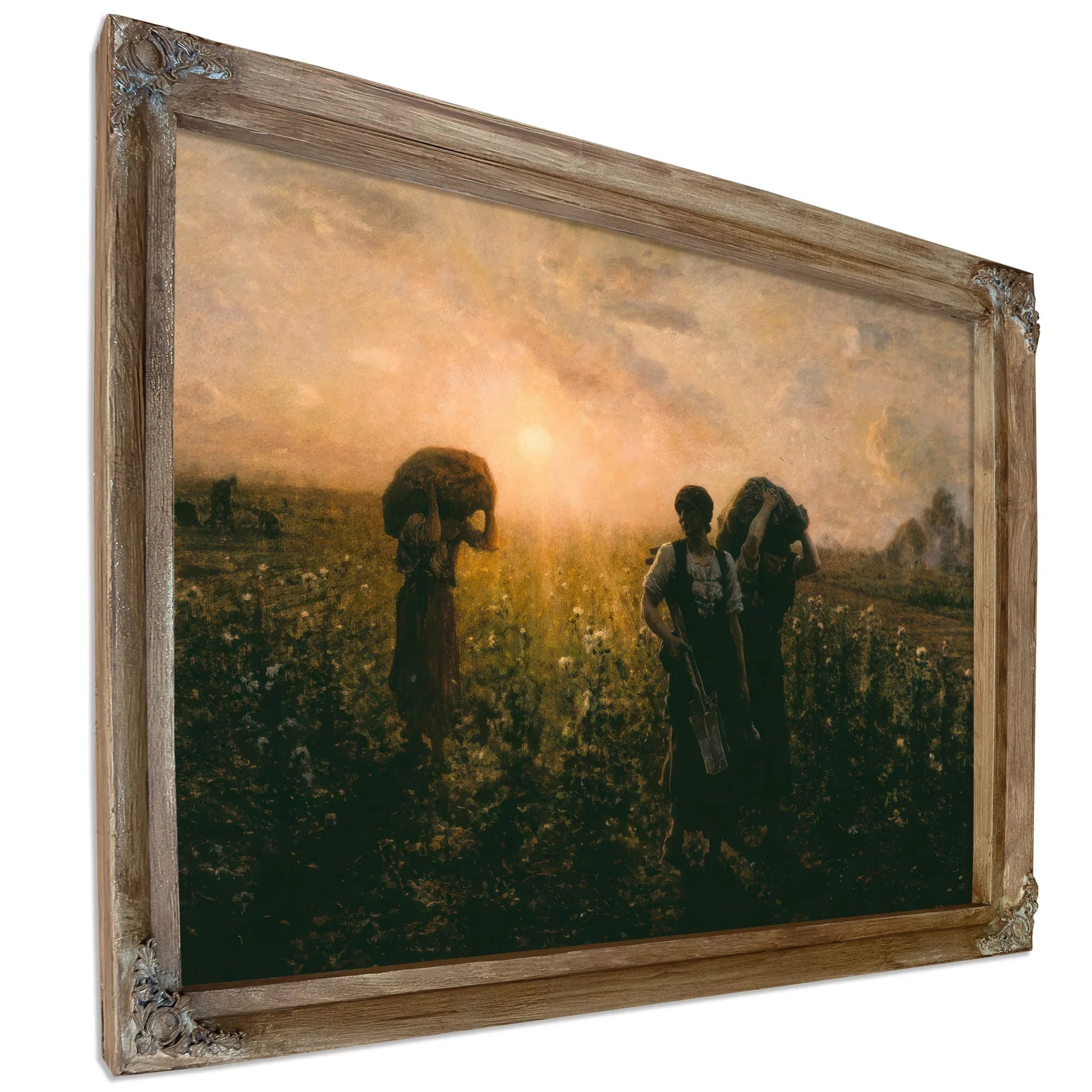 The End Of The Working Day By Breton Jules Fine Art Print