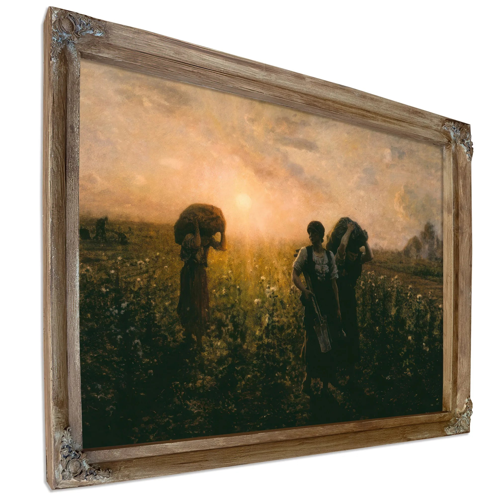 The End Of The Working Day By Breton Jules Fine Art Print