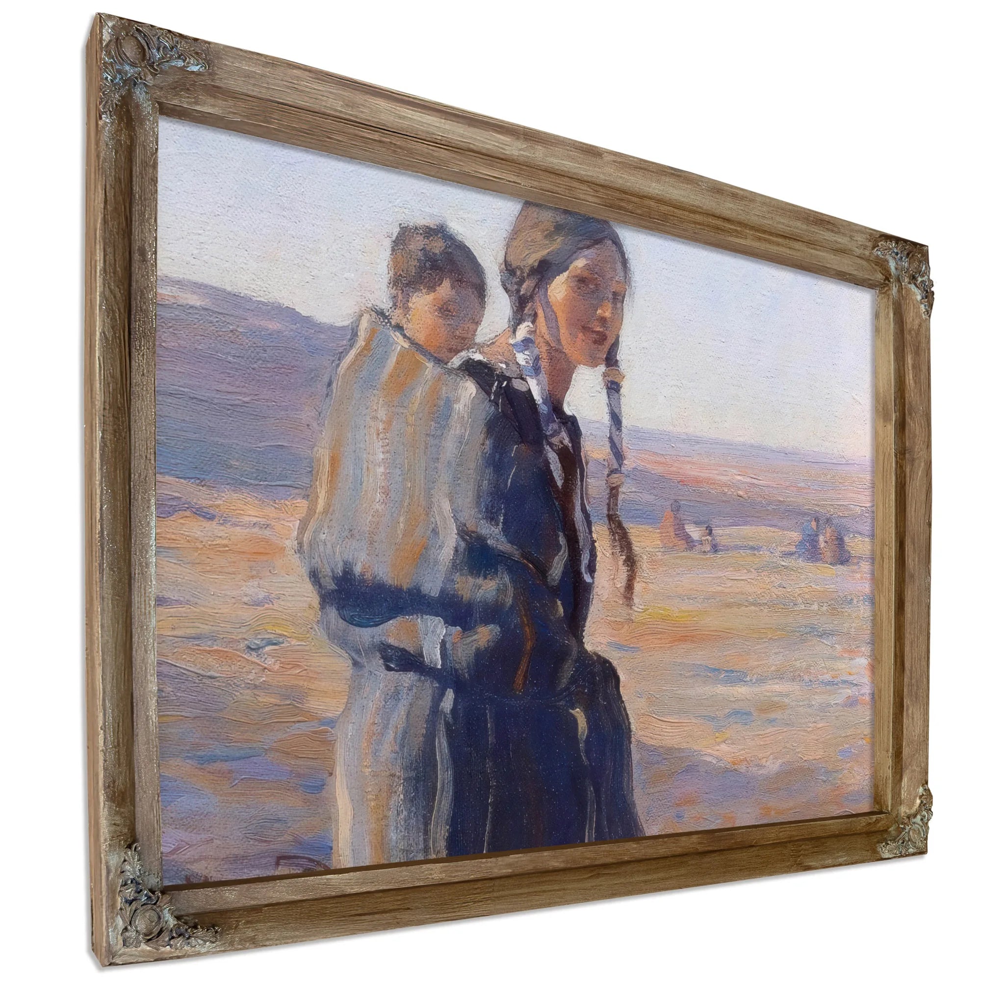 Young Indian Mother By Maynard Dixon Fine Art Print