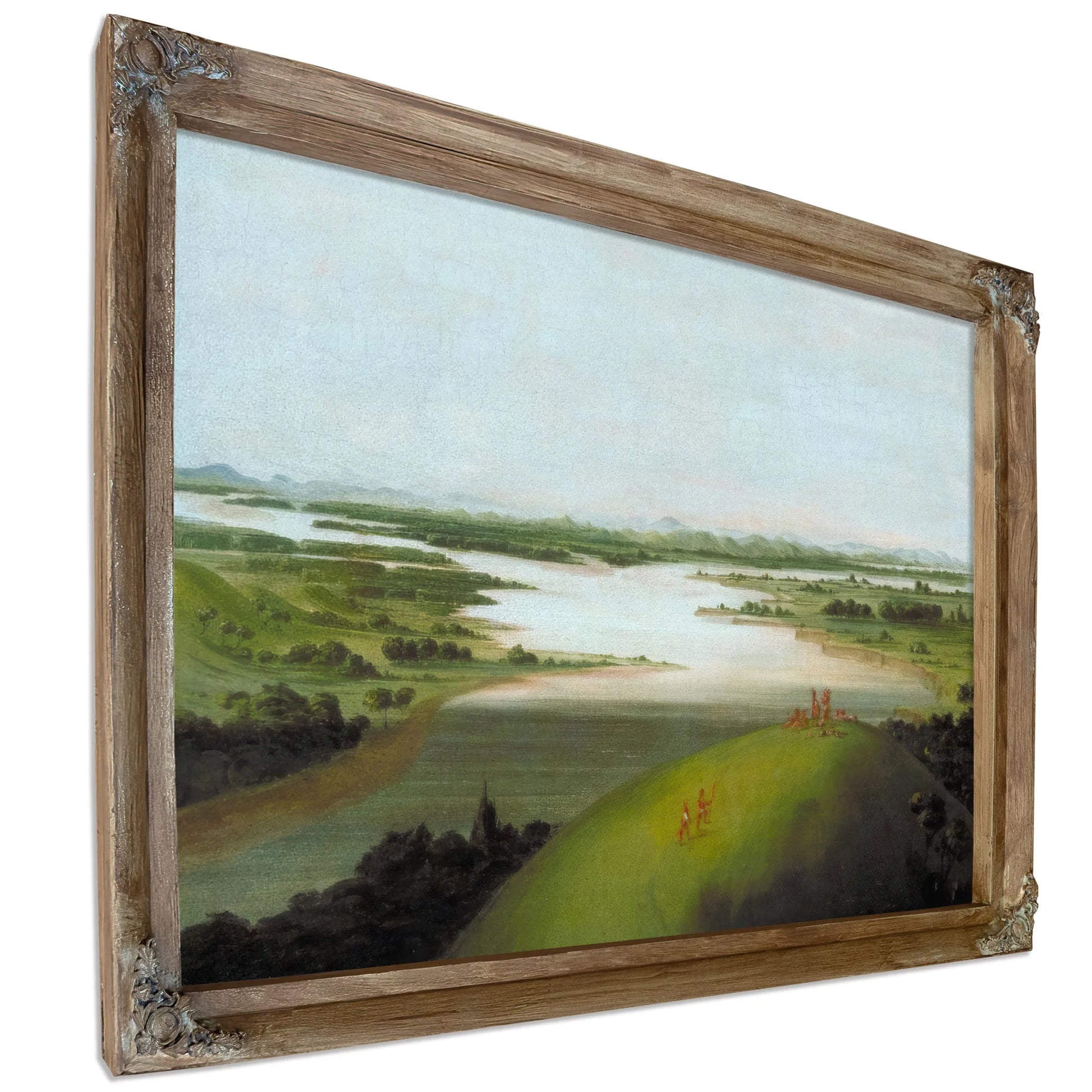Mouth Of The Platte River, 900 Miles Above St. Louis By George Catlin Fine Art Print