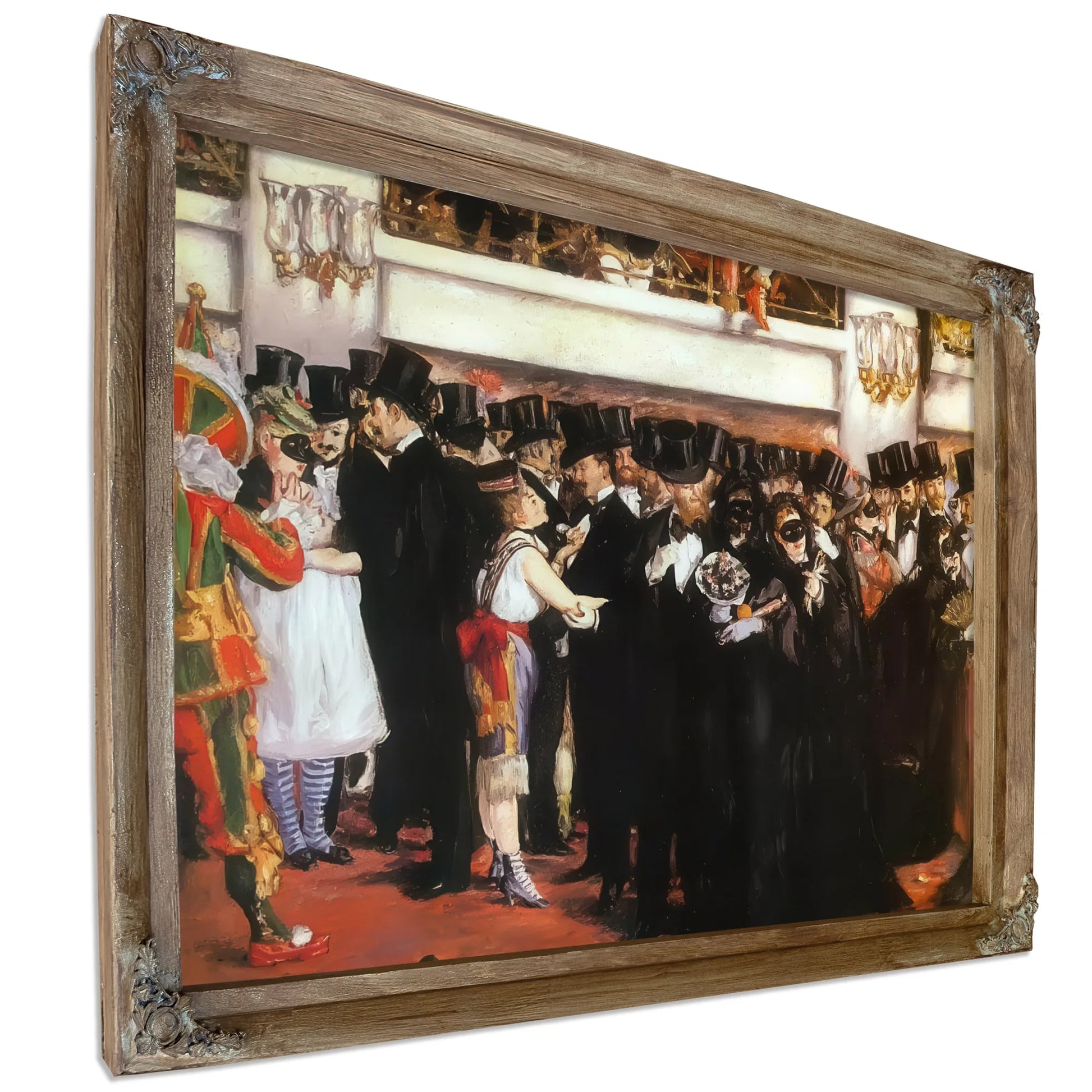 The Masked Ball At The Opera By Edouard Manet Fine Art Print