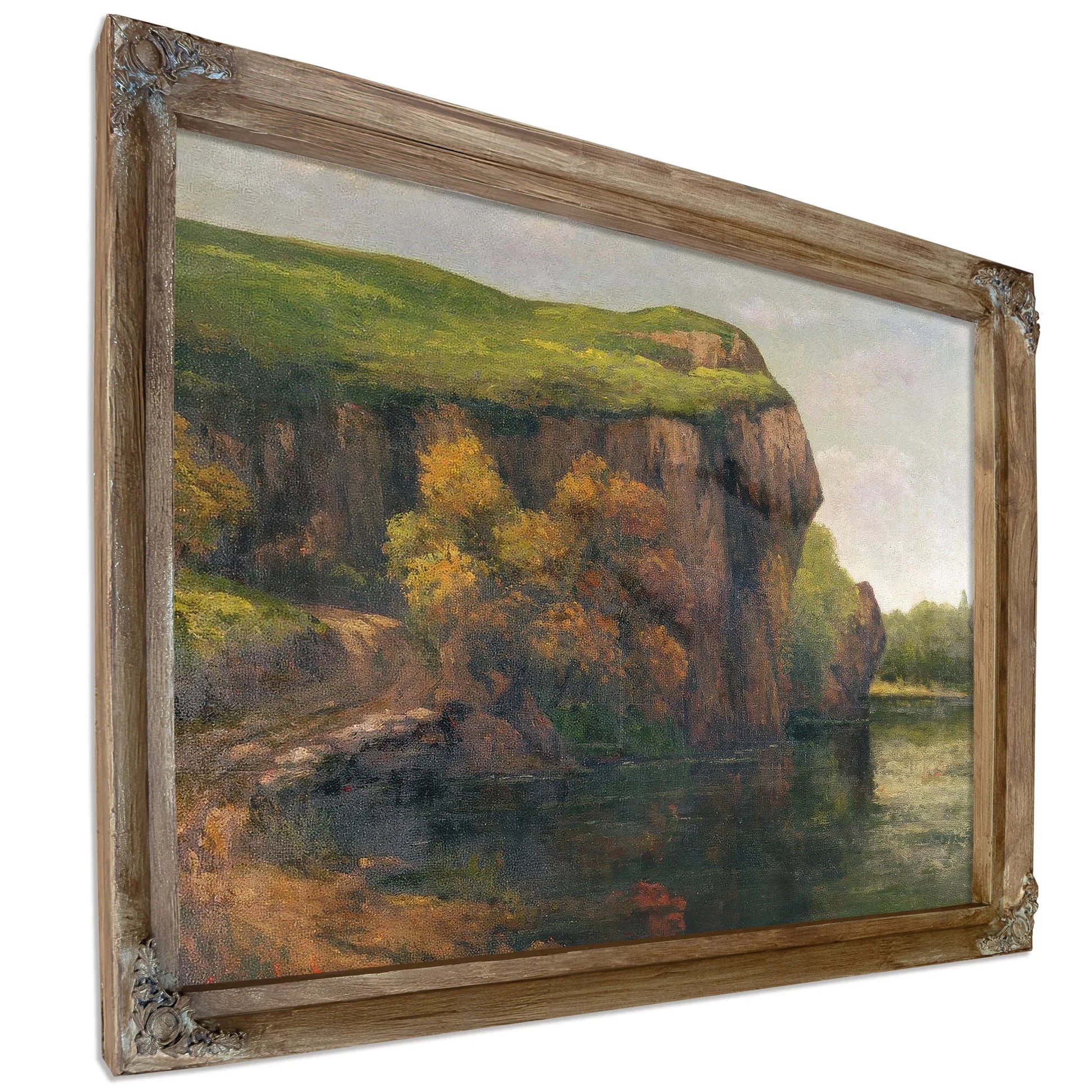 Rocky Cliffs By Jean Desire Gustave Courbet Fine Art Print
