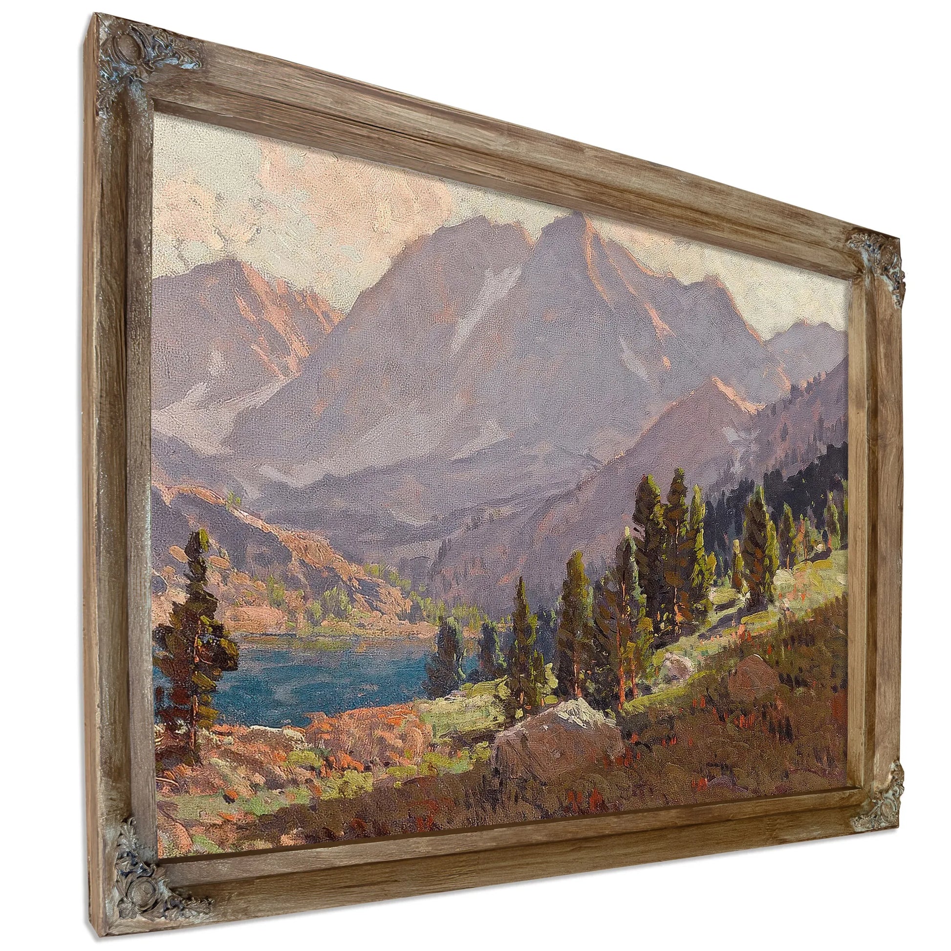 View At Sabrina Lake, Inyo County By Edgar Payne Fine Art Print
