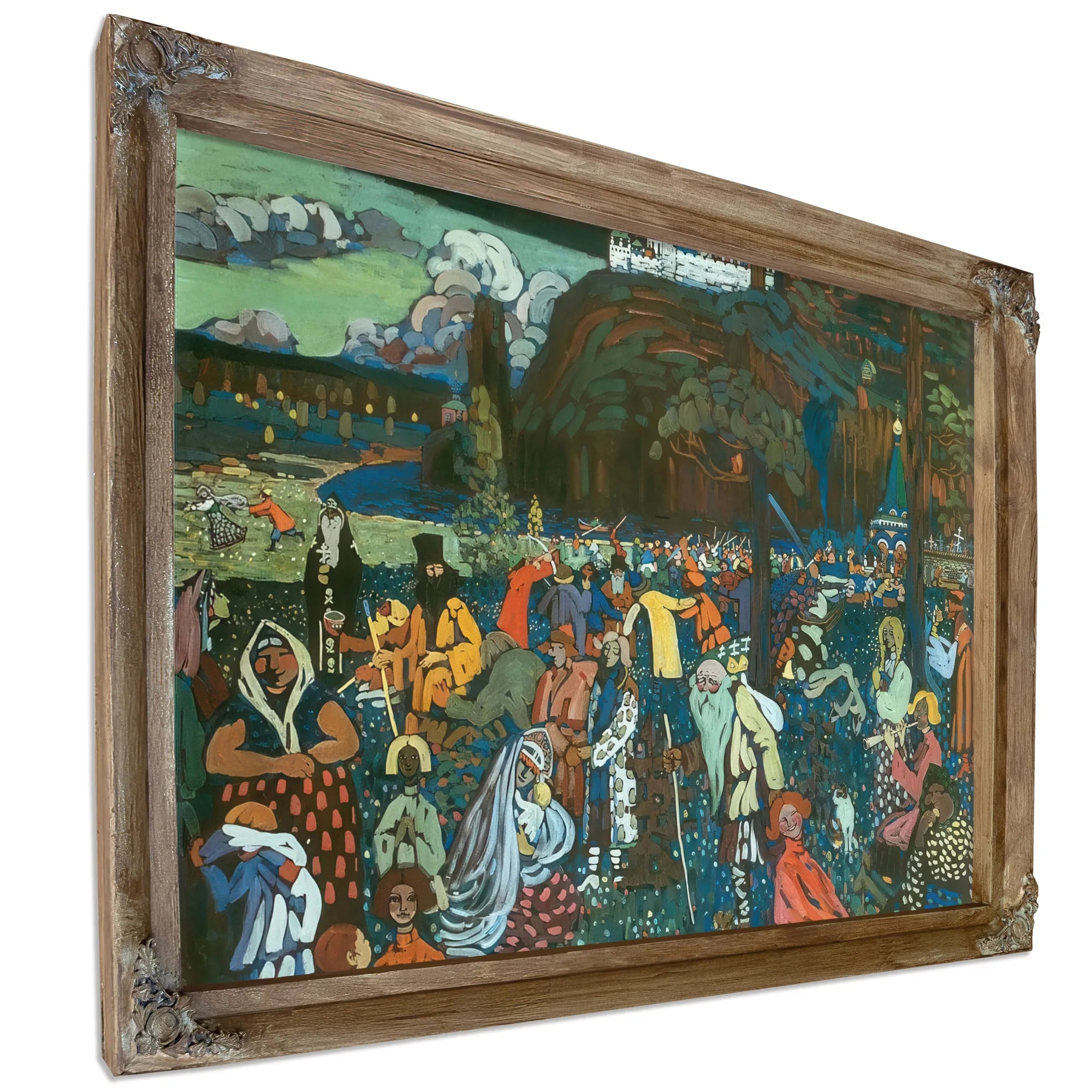 Colourful Life 1907 By Wassily Kandinsky Fine Art Print