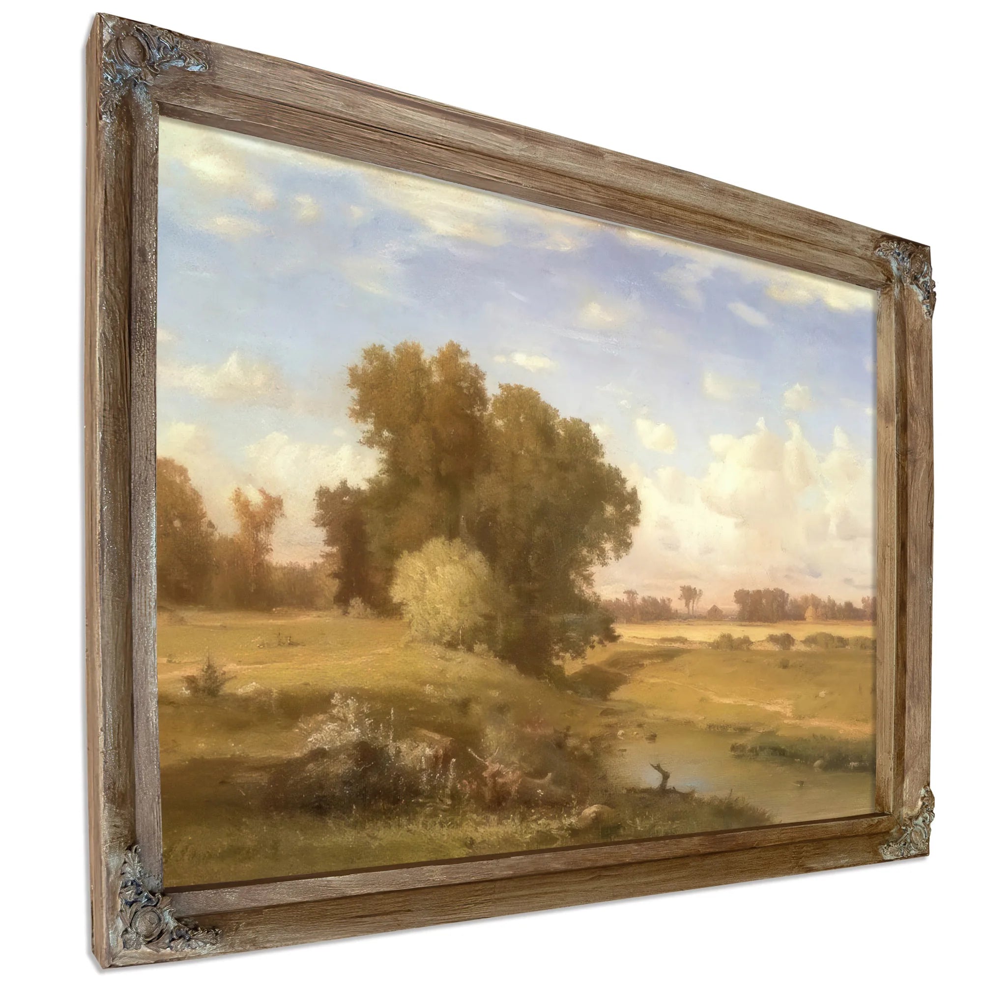 Hackensack Meadows Sunset By George Inness Fine Art Print