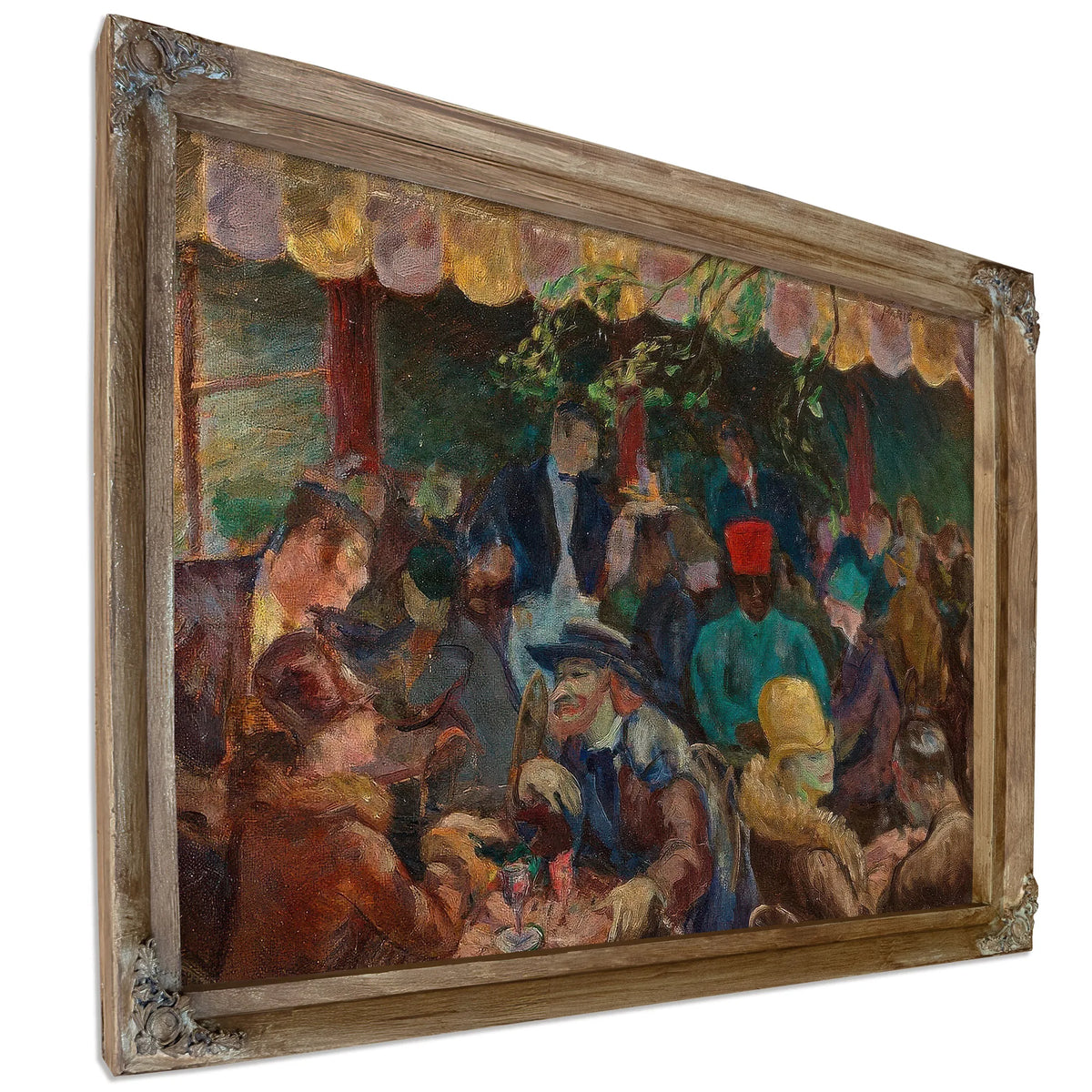 Paris Cafe By John Steuart Curry
