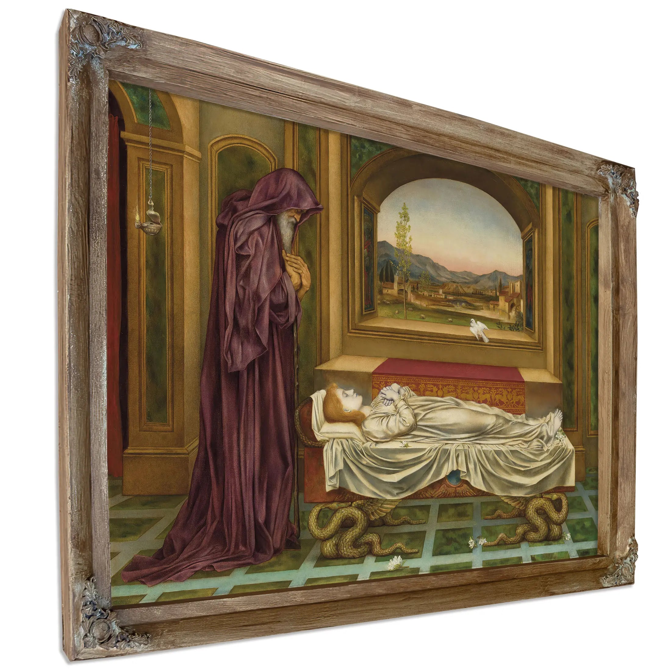 The Wandering Jew 'Whom The Gods Love Die Young' by Evelyn De Morgan