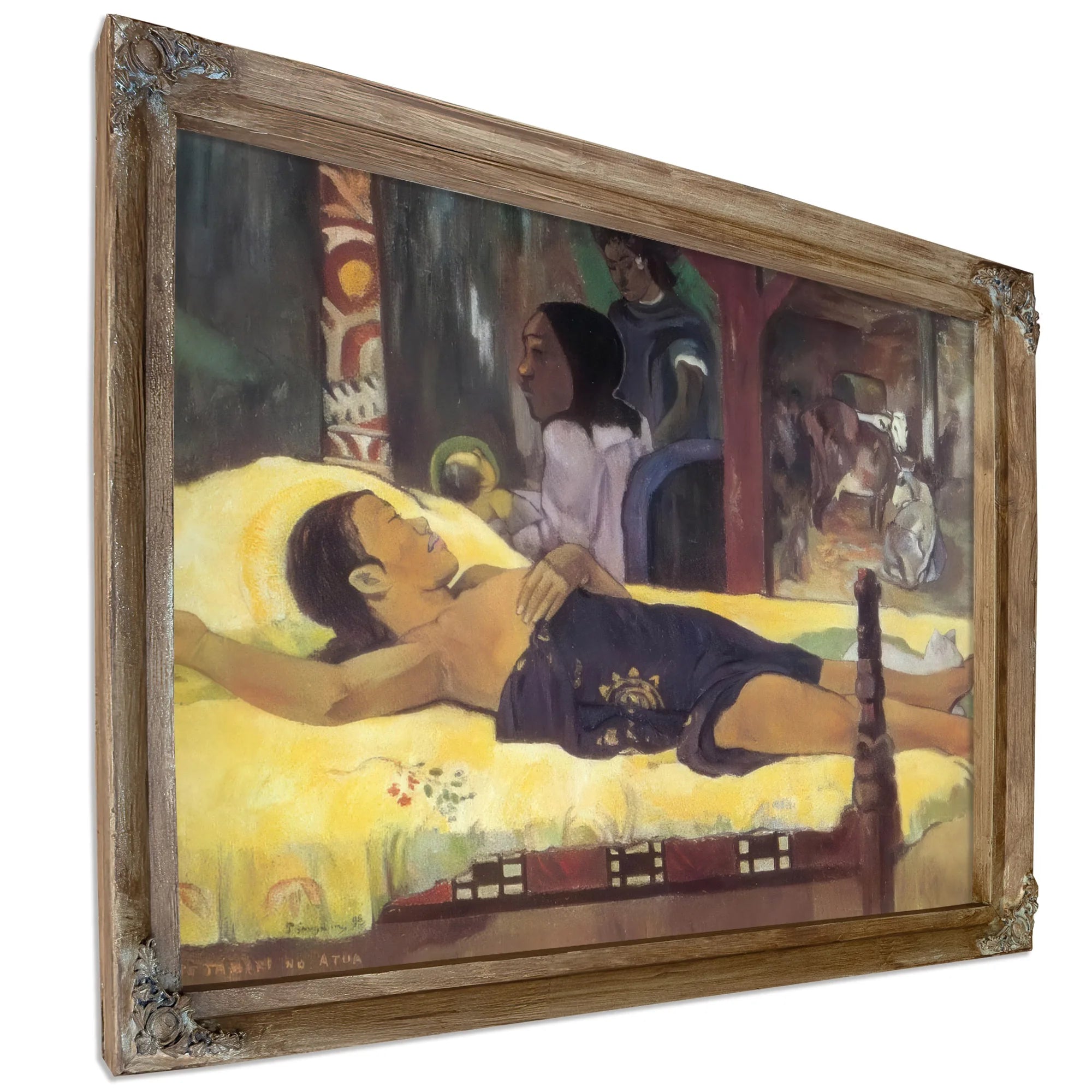 Te Tamari No Atua ( Nativity) By Paul Gauguin Fine Art Print