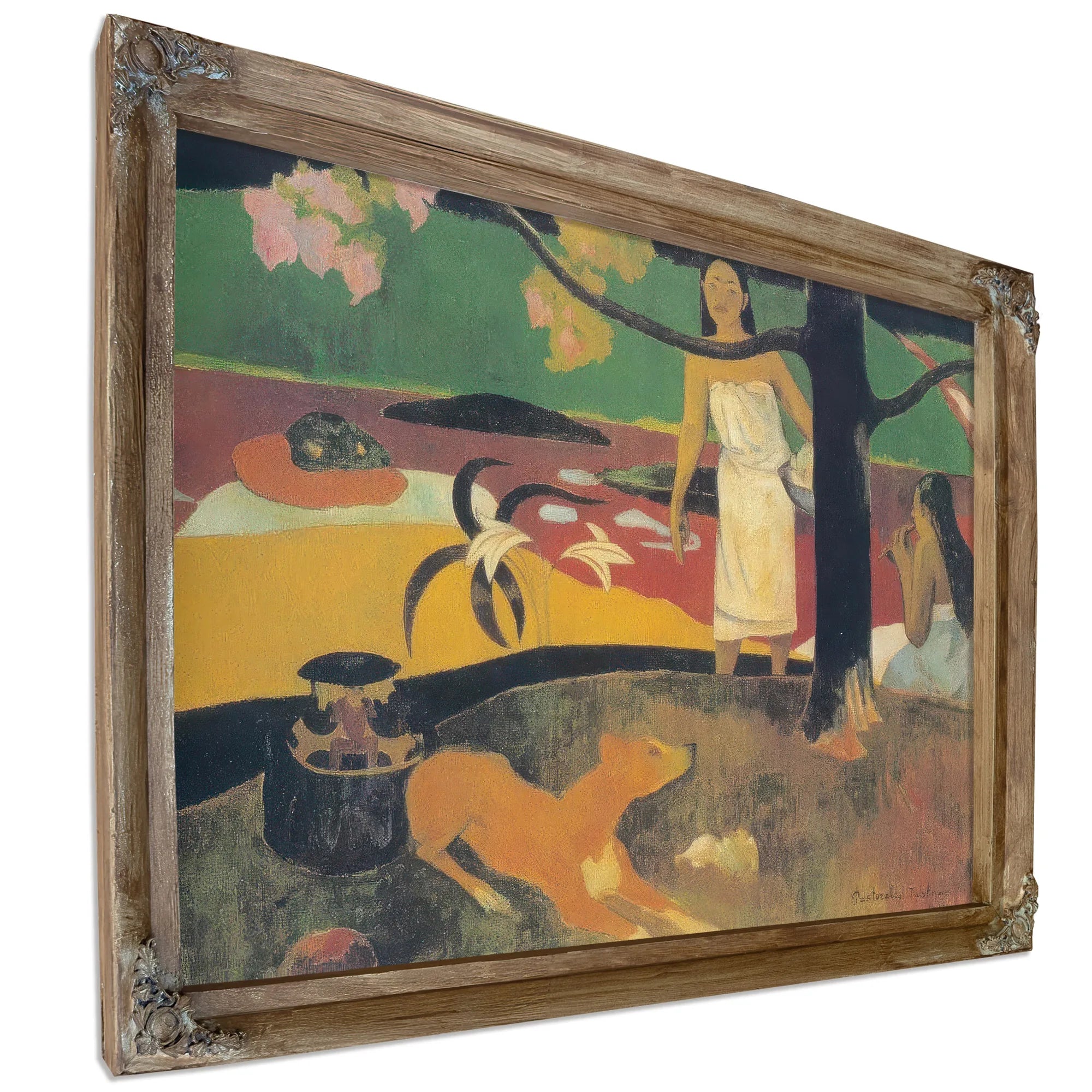 Tahitian Pastoral Scene By Paul Gauguin Fine Art Print