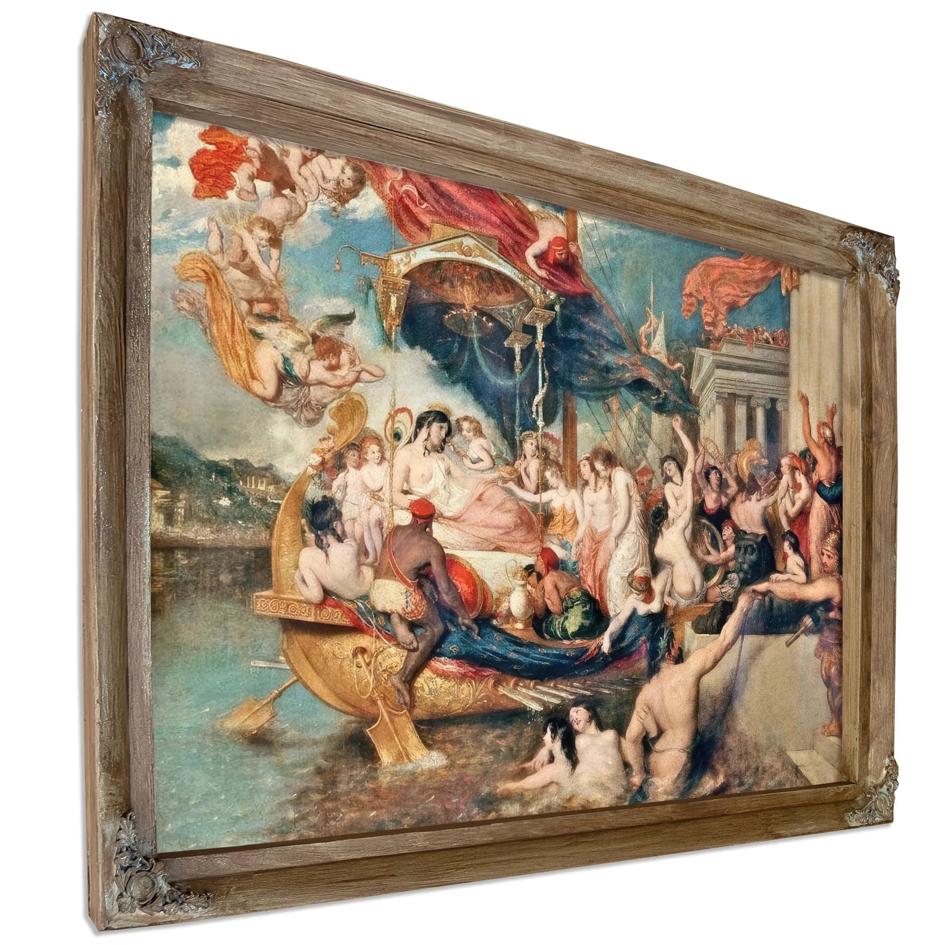 Cleopatra's Arrival In Cilicia By William Etty Fine Art Print