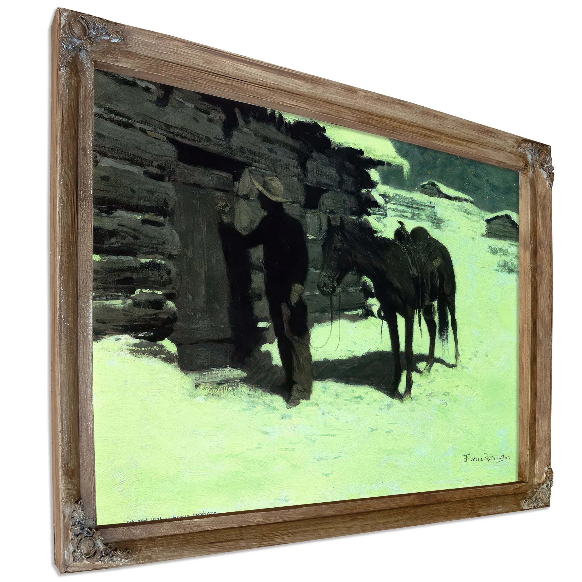 The Belated Traveler Frederic Remington  by Frederic Remington