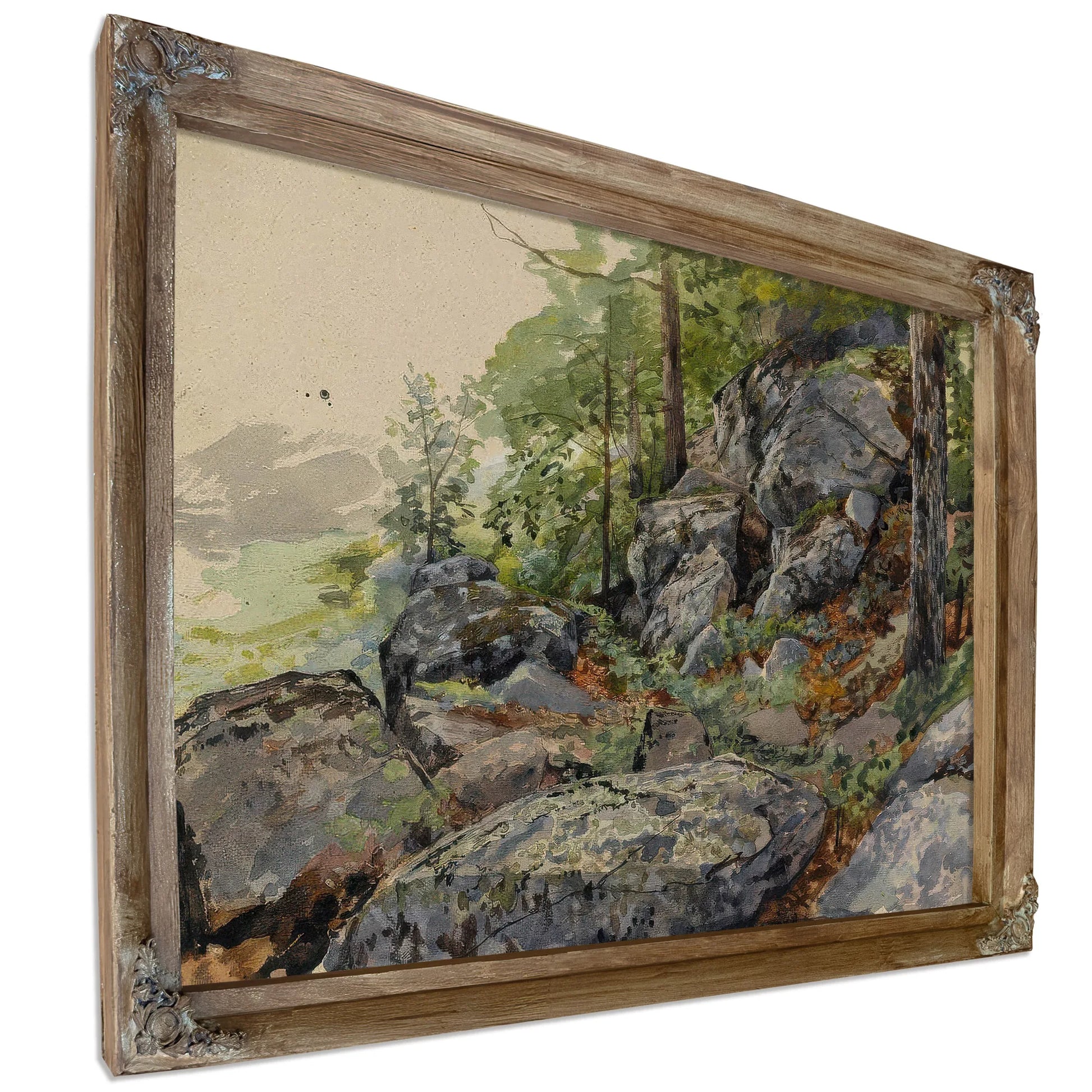 Woodland Builders By William Trost Richards Fine Art Print