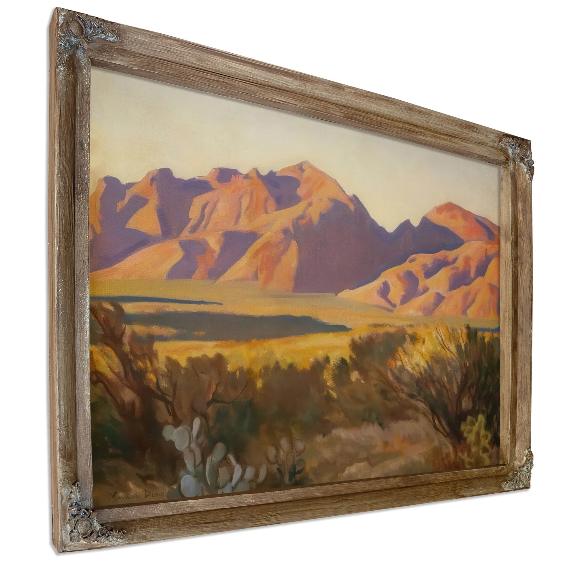 Late Light On The Catalinas By Maynard Dixon Fine Art Print