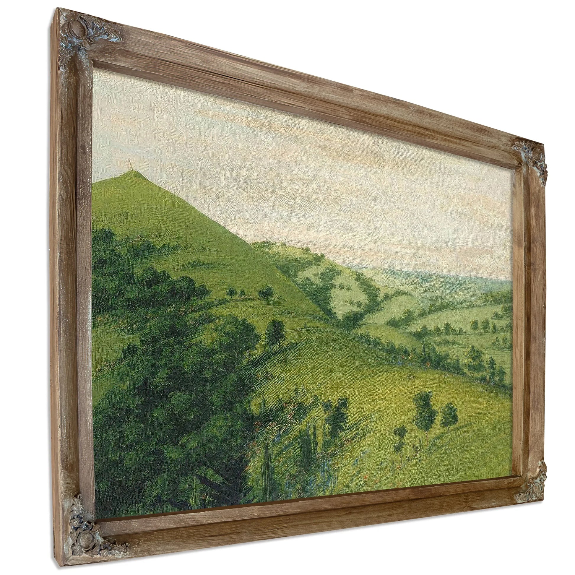Blackbird's Grave, A Back View, Prairies Enameled With Flowers By George Catlin Fine Art Print