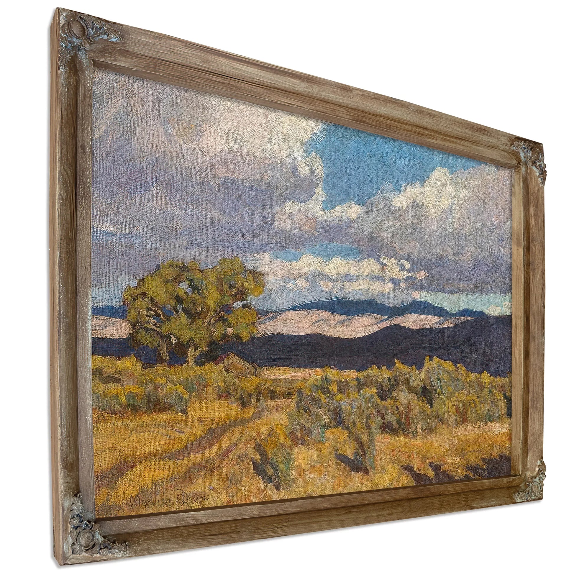 Storm Shadows On Coso Range 1919 By Maynard Dixon Fine Art Print