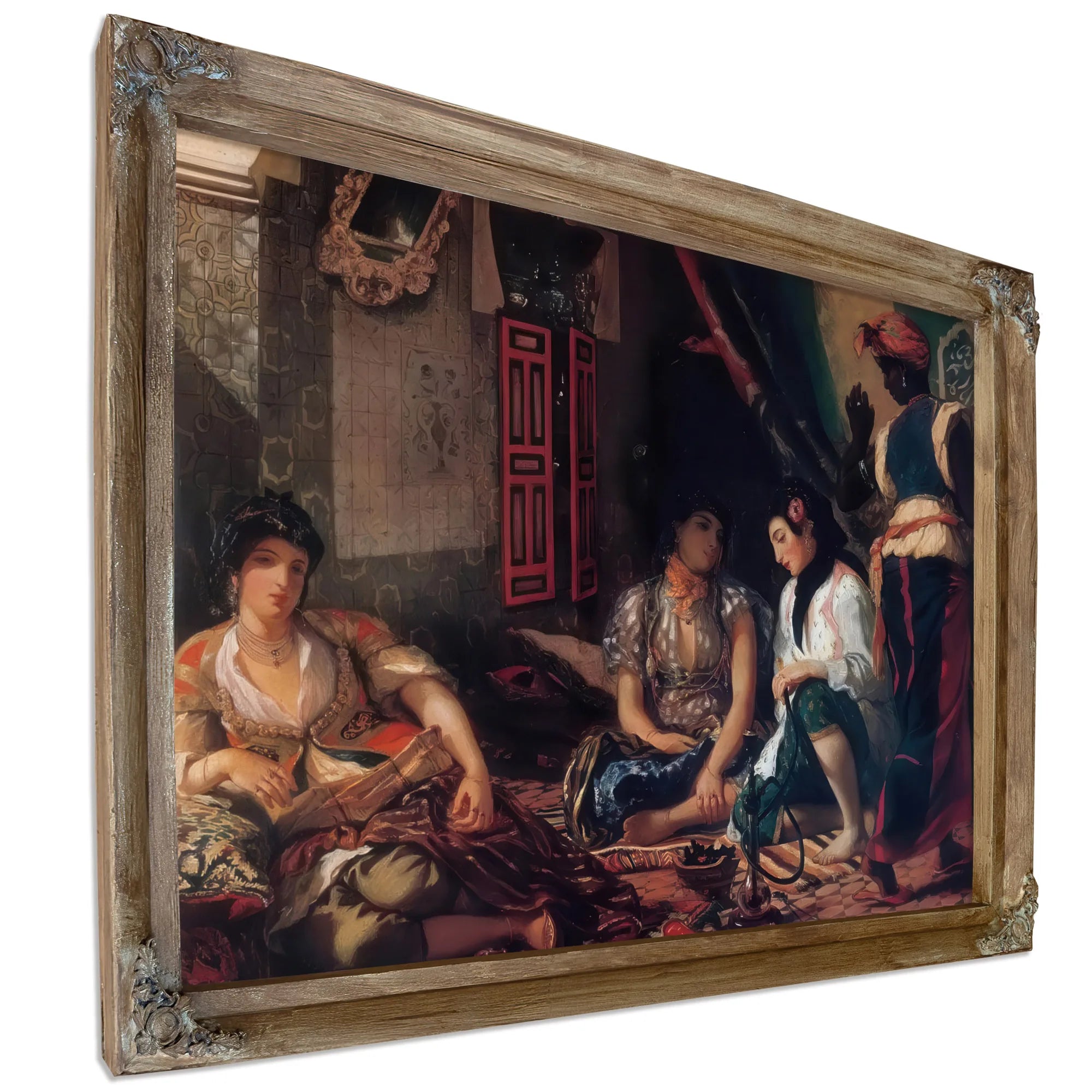 The Women Of Algiers 1834 By Eugene Delacroix Fine Art Print