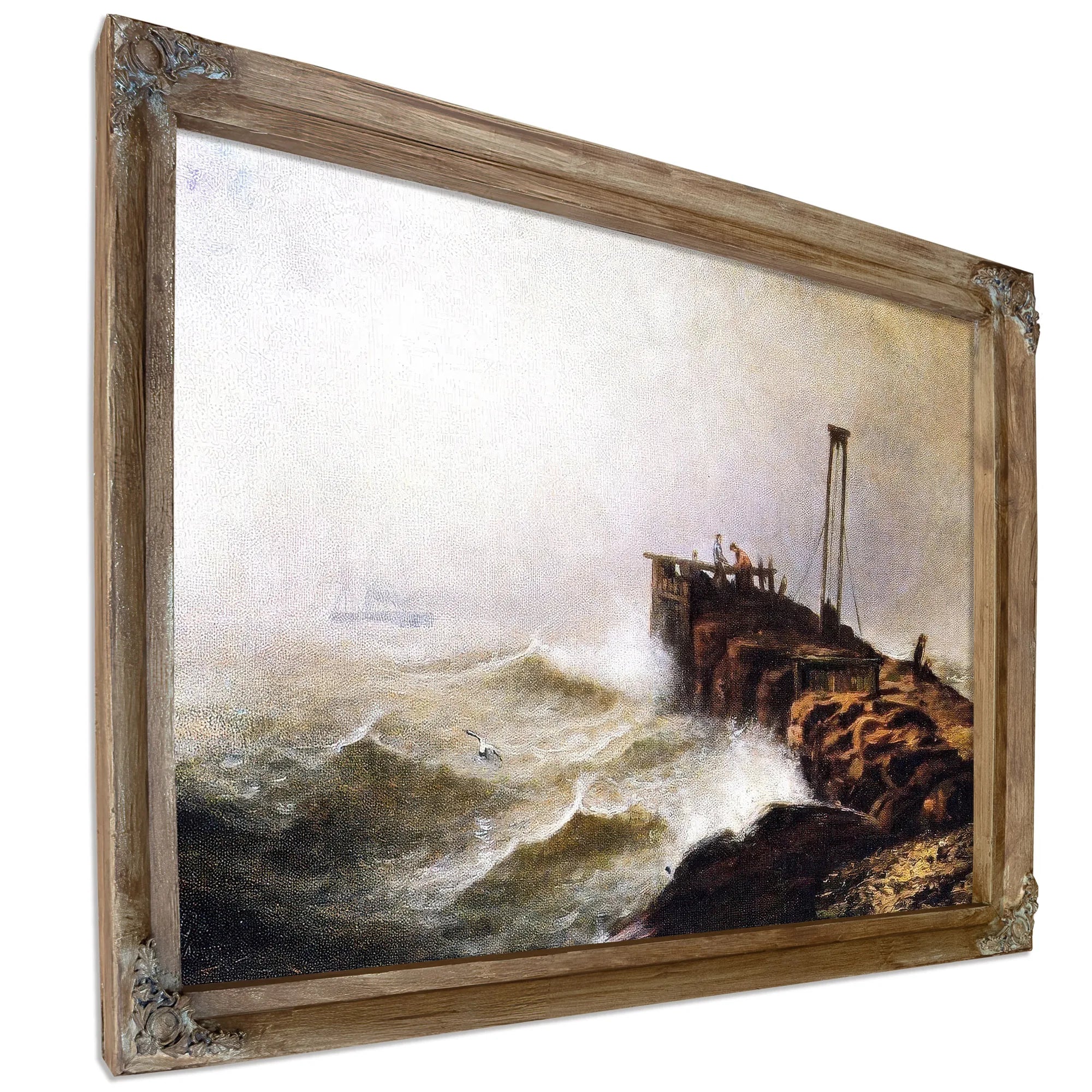 Seascape Jetty By Henry Ossawa Tanner Fine Art Print