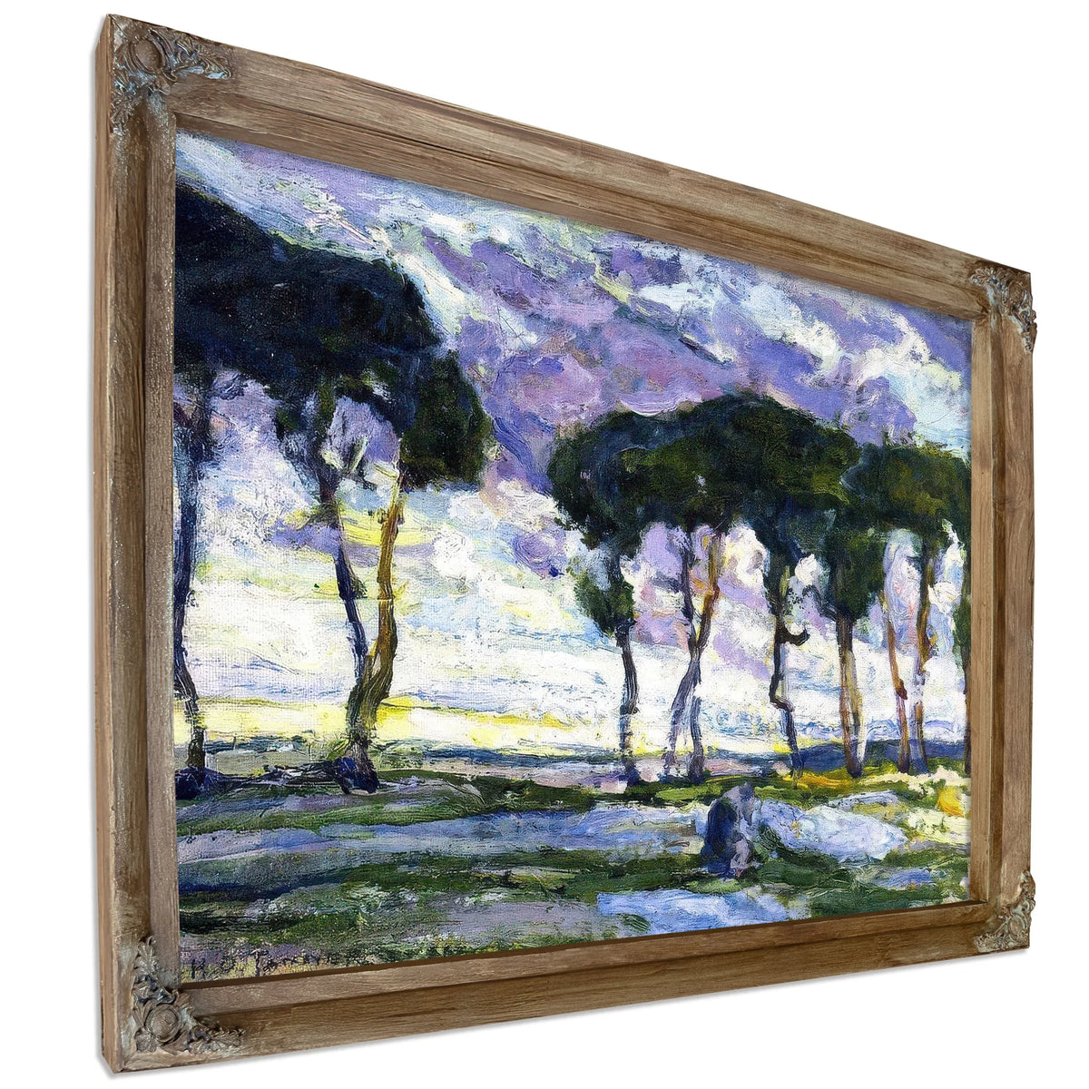 Landscape With Irises By Henry Ossawa Tanner Fine Art Print