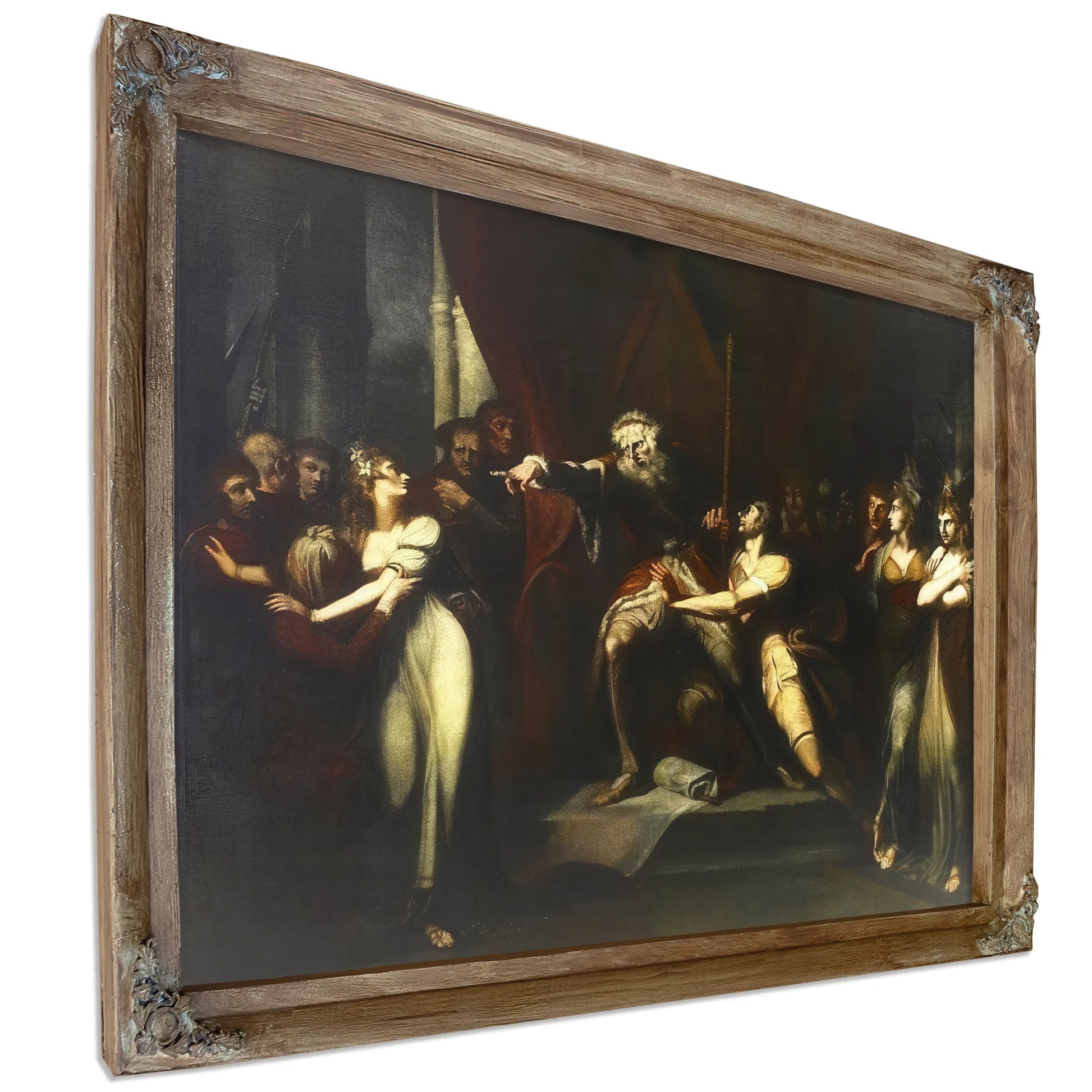 King Lear Banishing Cordelia By Henry Fuseli Fine Art Print