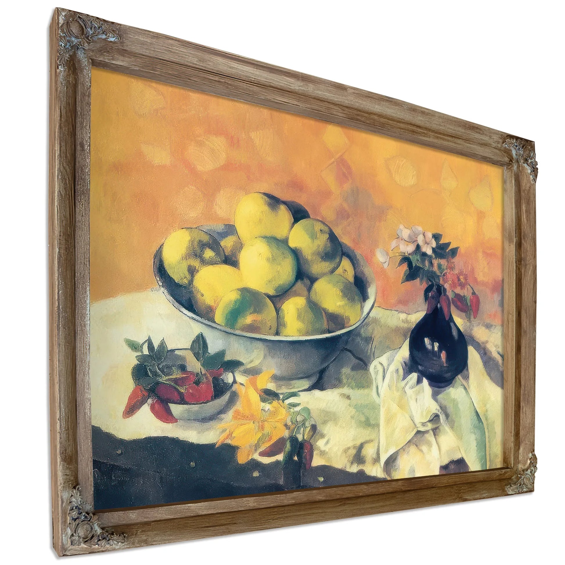 Still Life With Grapefruits By Paul Gauguin Fine Art Print