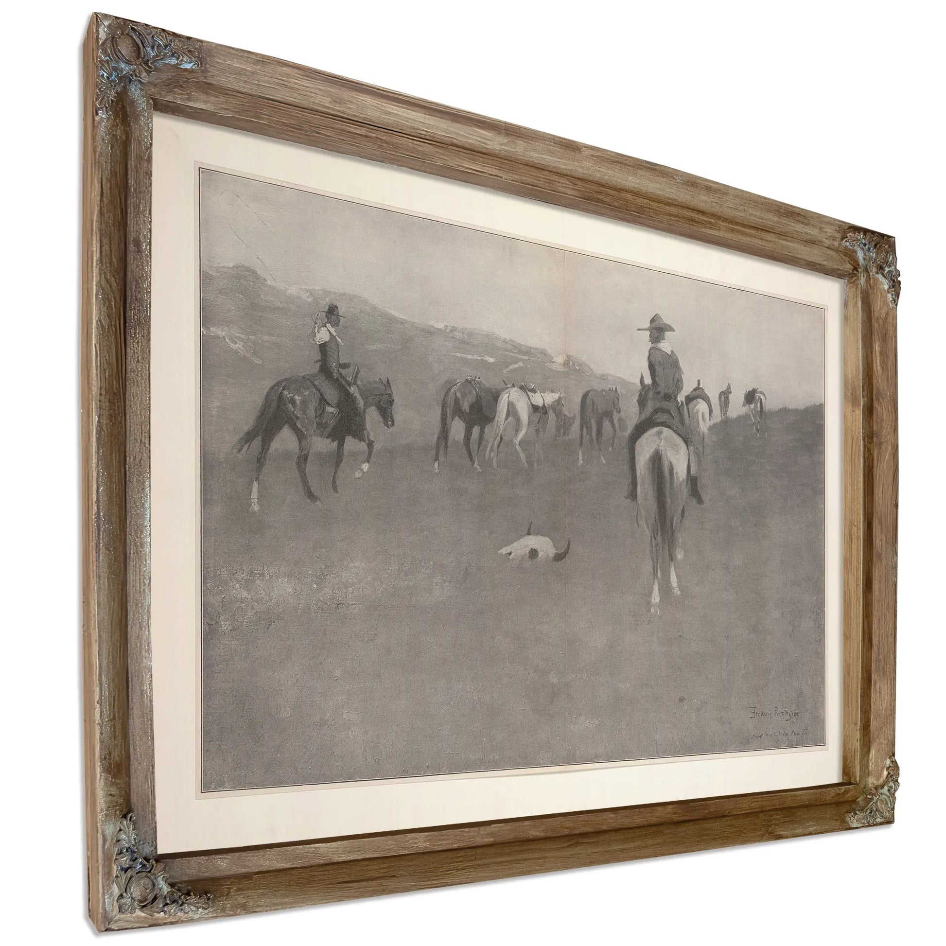 A Sure Sign by Frederic Remington