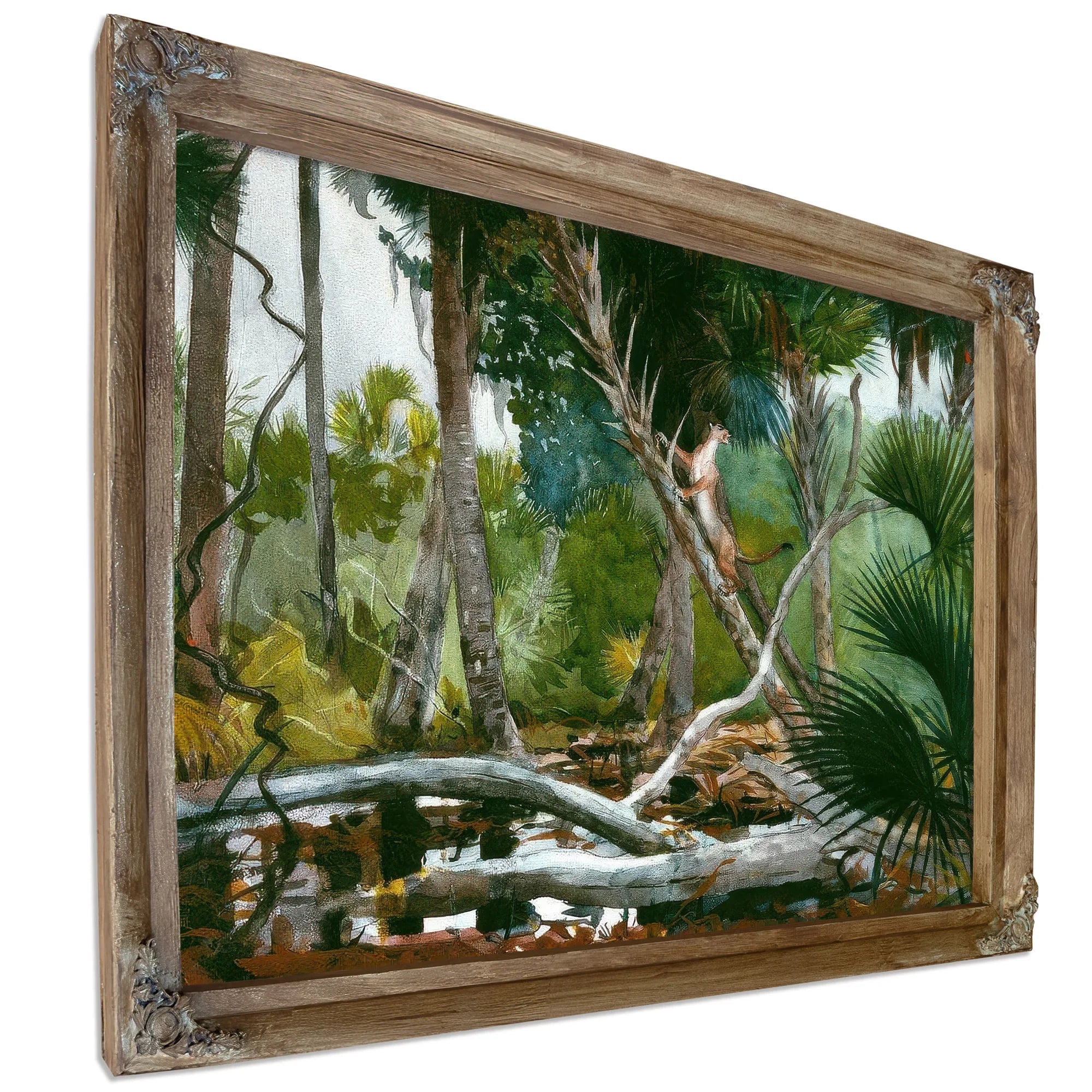 In The Jungle Florida By Winslow Homer Fine Art Print