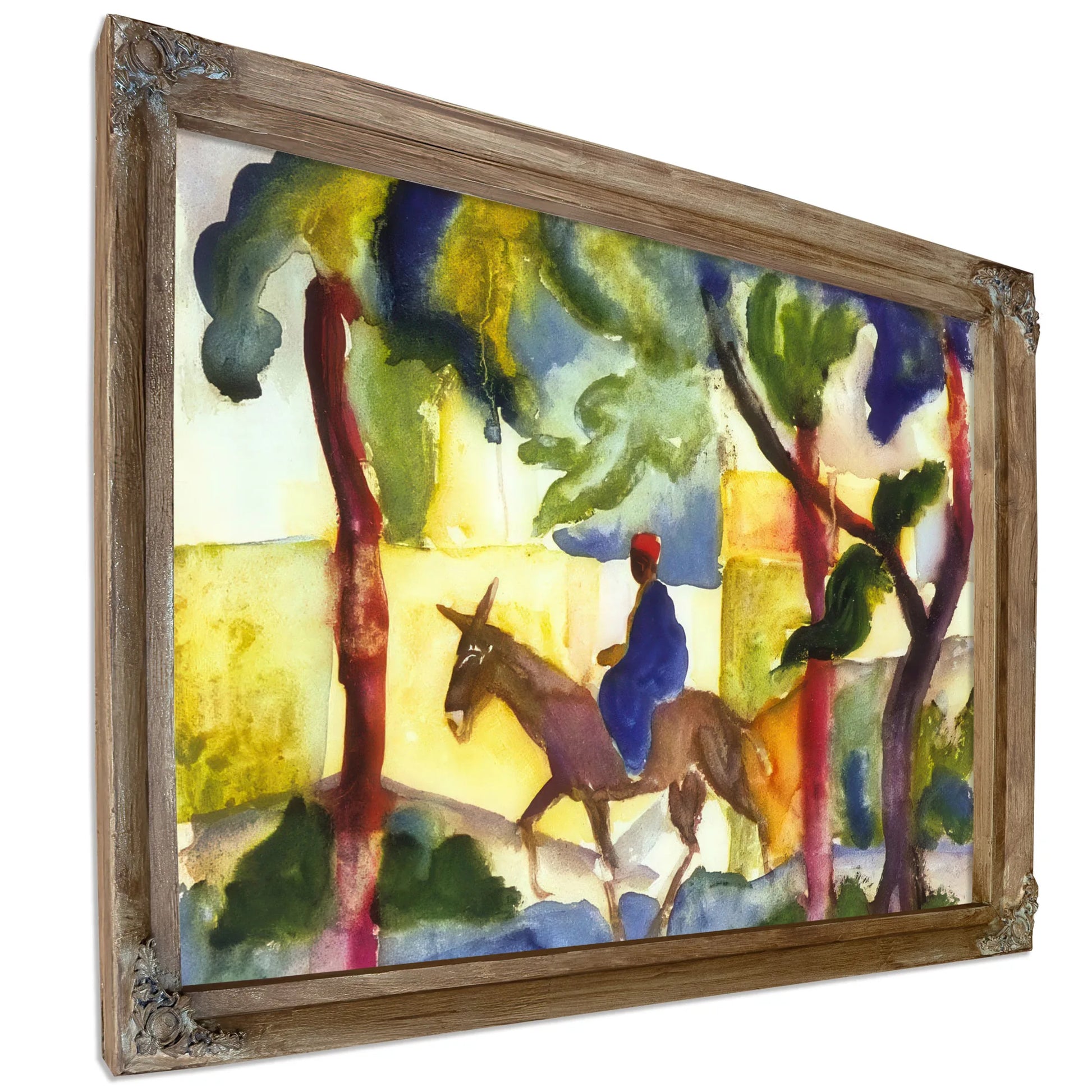 Donkey Ride By August Macke Fine Art Print