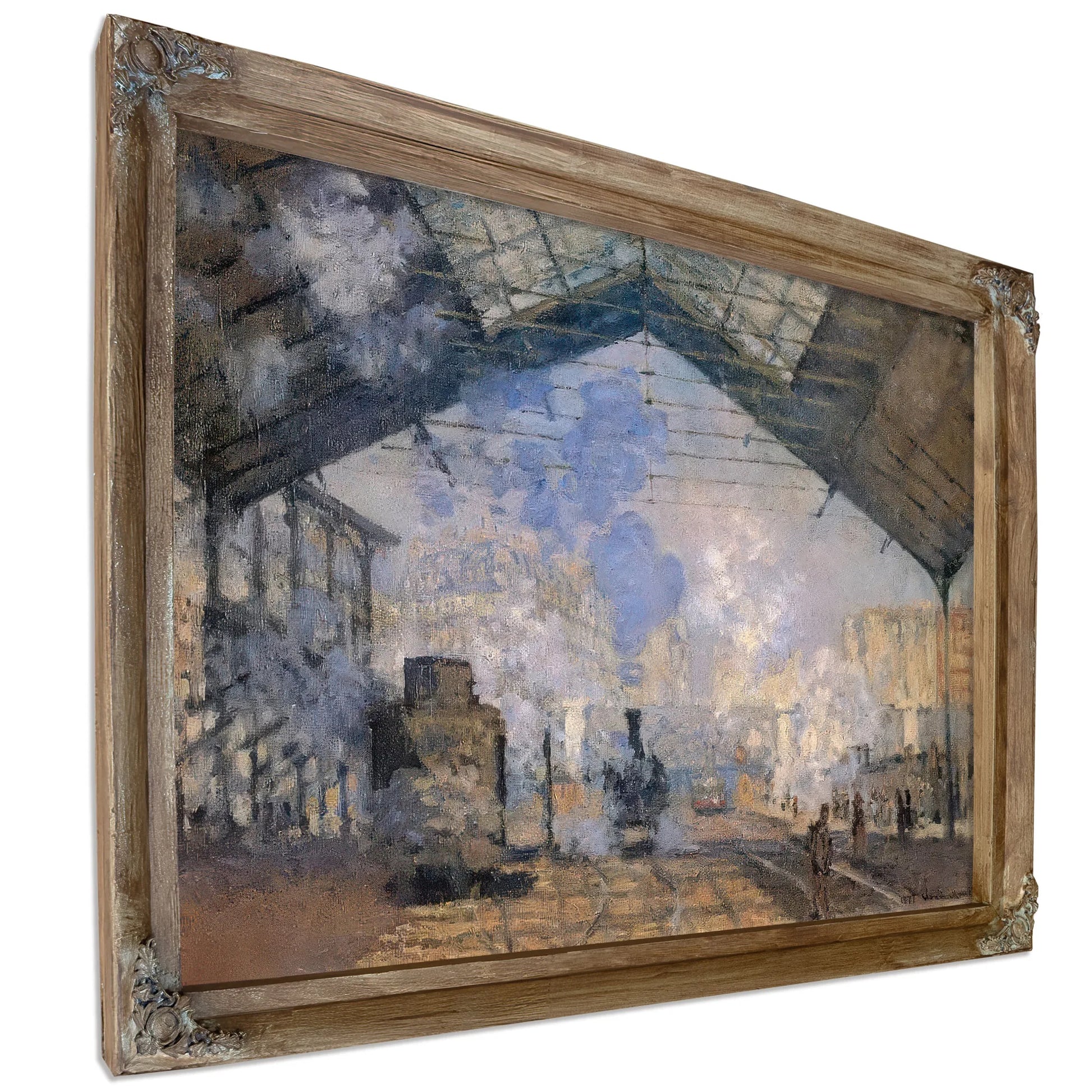 The Saint Lazare Sation By Claude Monet Fine Art Print