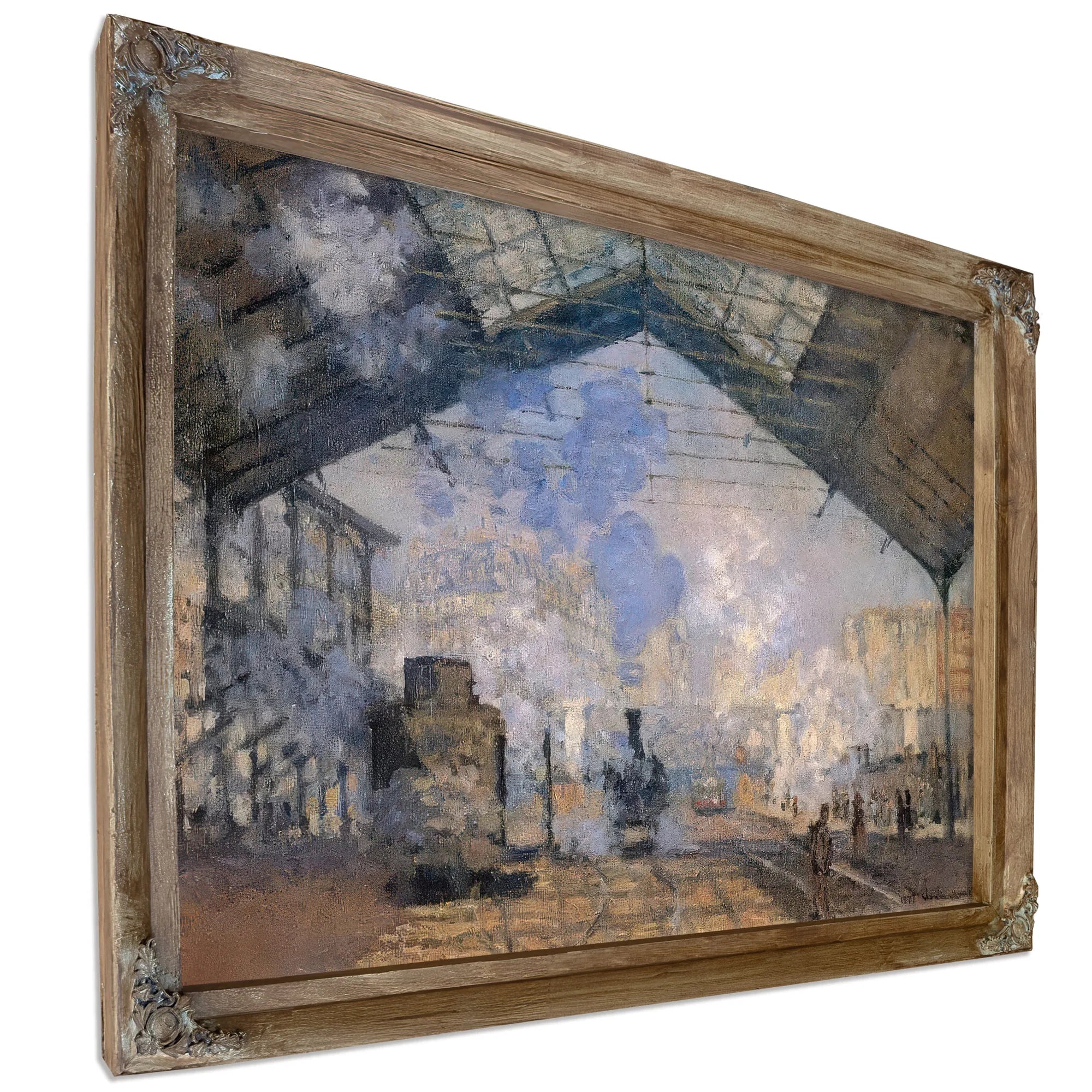 The Saint Lazare Sation By Claude Monet Fine Art Print