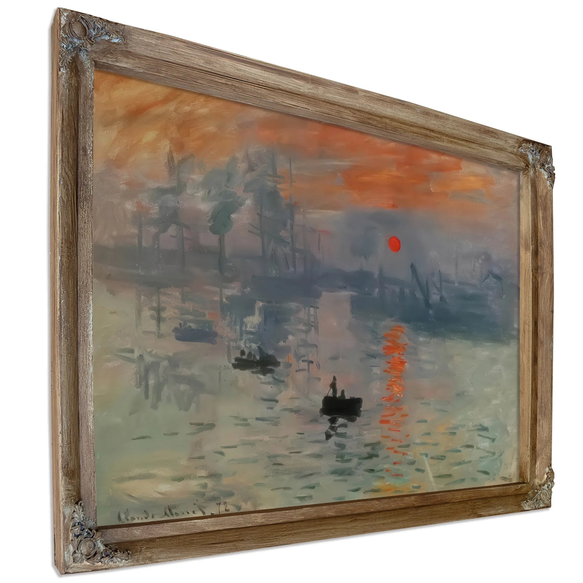Impression Sunrise By Claude Monet Fine Art Print