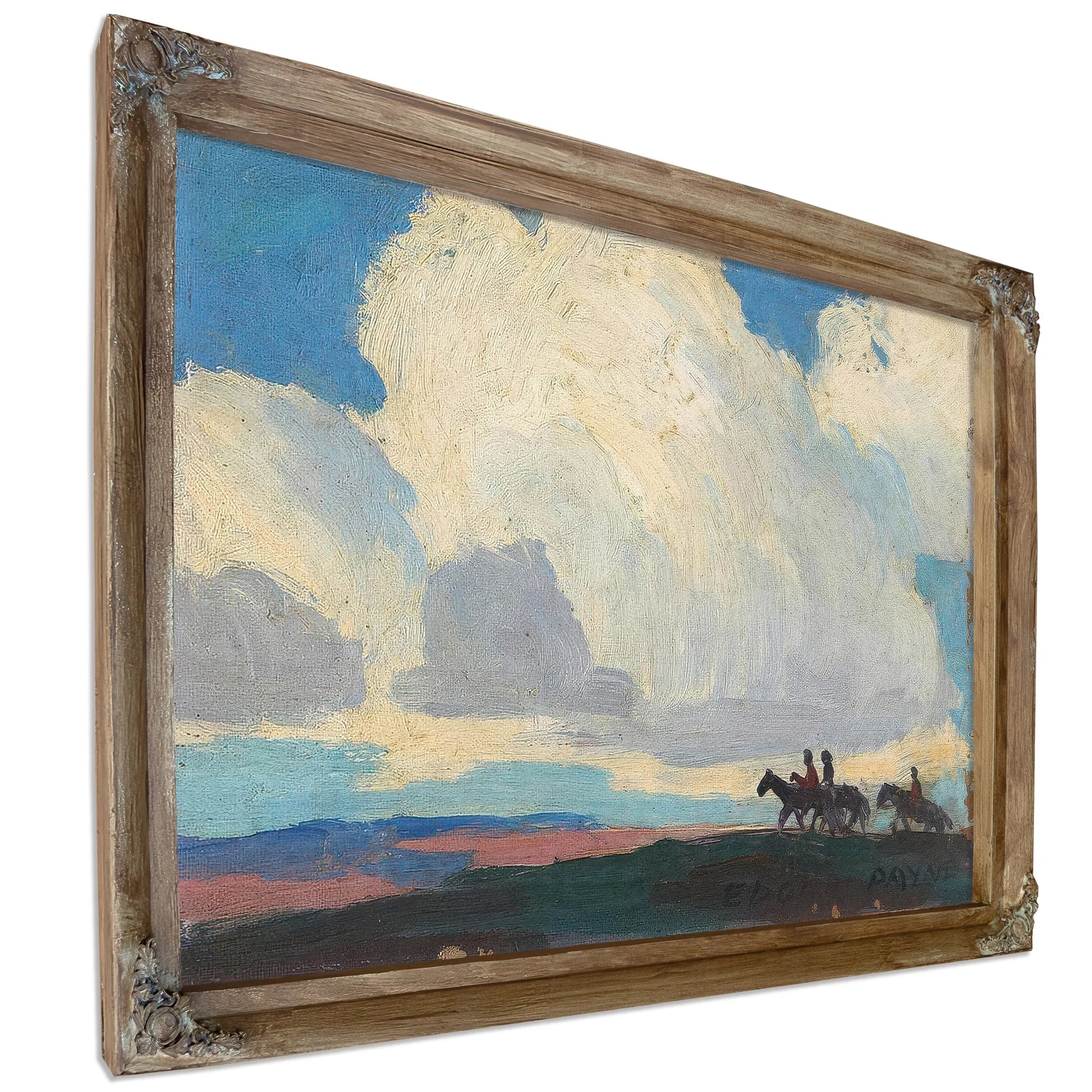 Riders Under The Clouds By Edgar Payne Fine Art Print