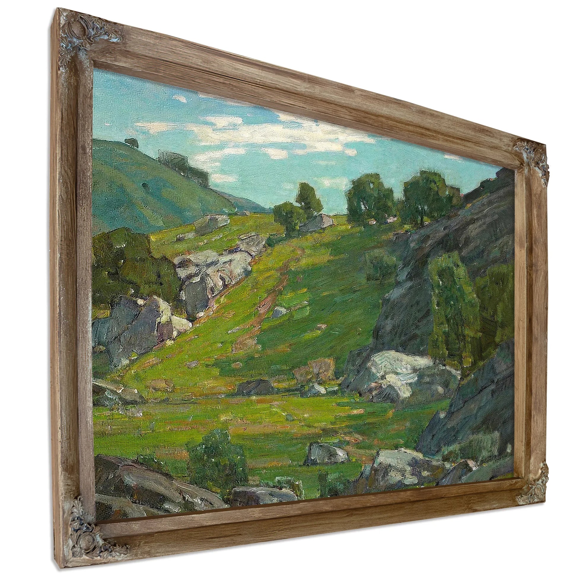 The Cow Trail By William Wendt Fine Art Print