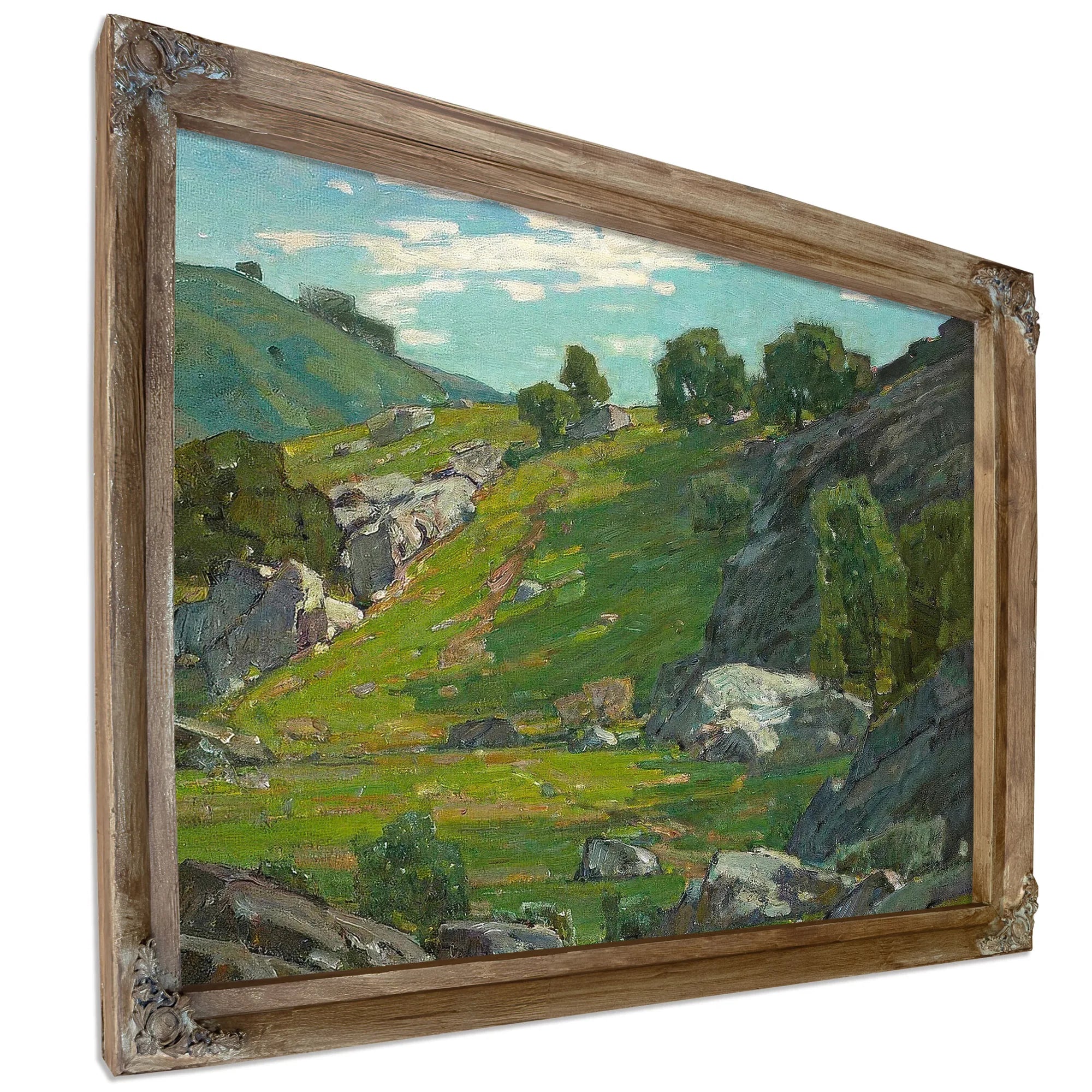 The Cow Trail By William Wendt Fine Art Print