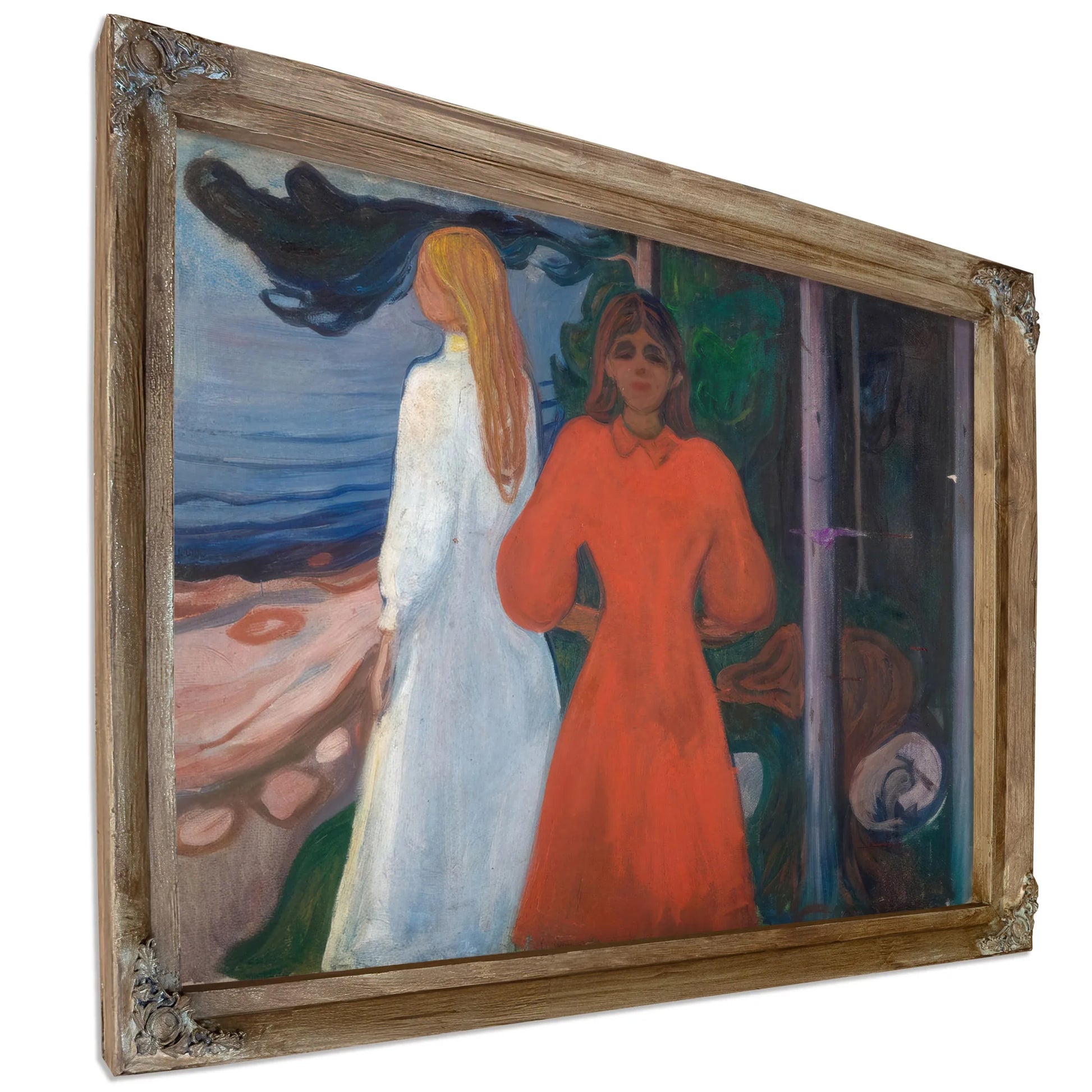 Red And White 1899 1900 93X129 Munch Museum M0460 3000X By Edvard Munch Fine Art Print