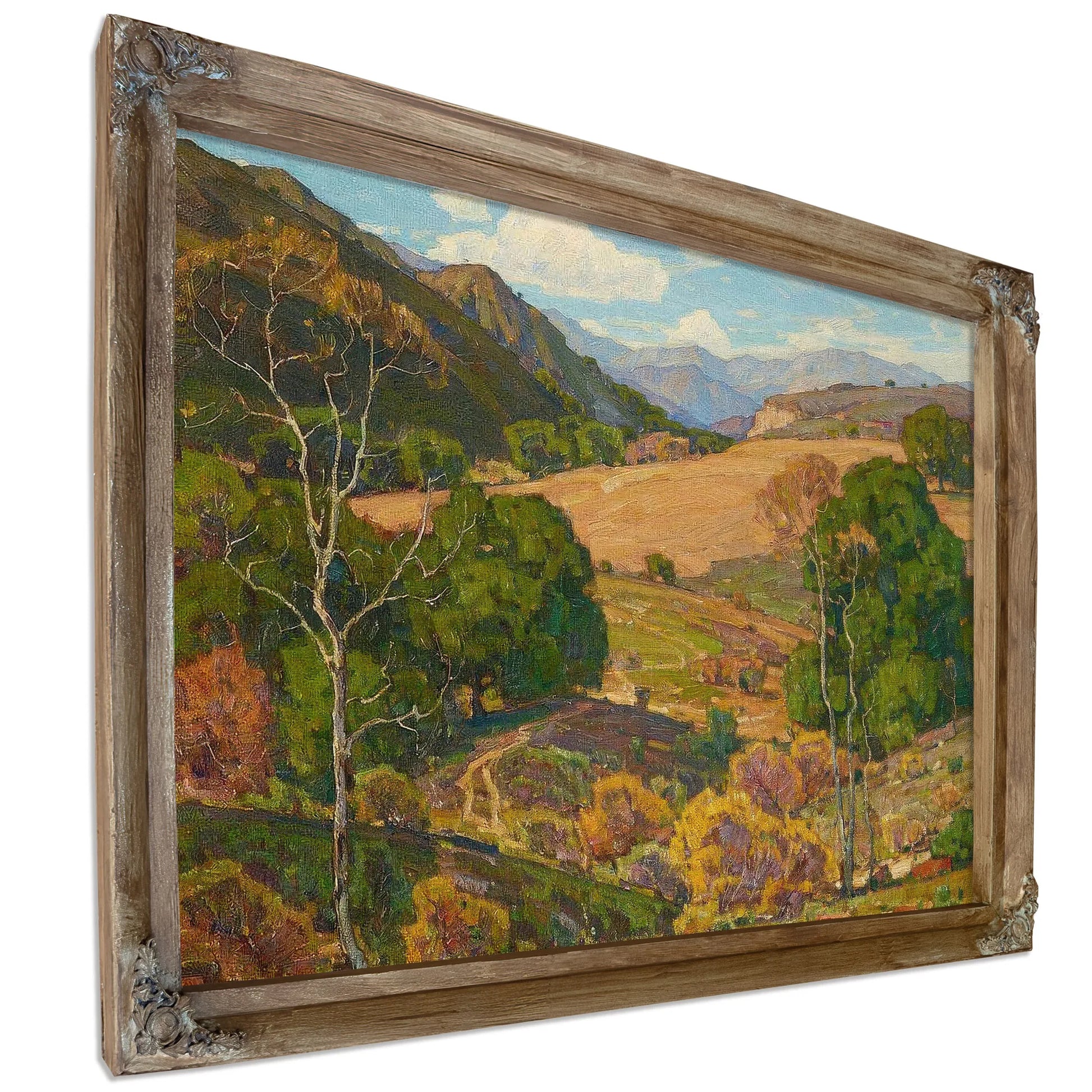 When Fields Lie Fallow By William Wendt Fine Art Print