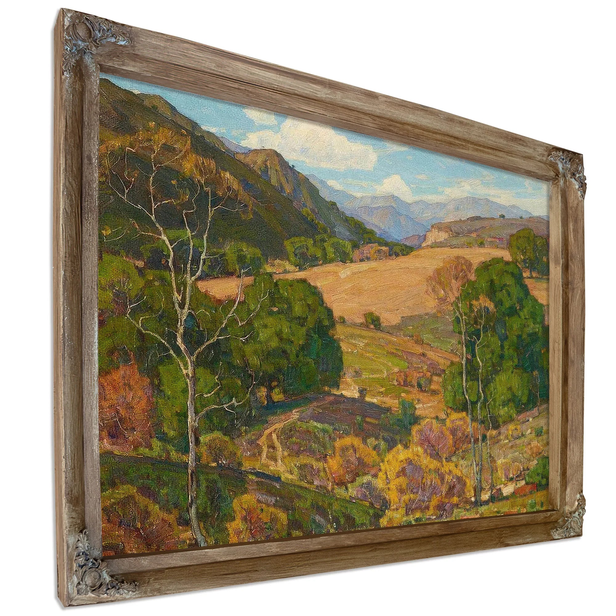 When Fields Lie Fallow By William Wendt Fine Art Print