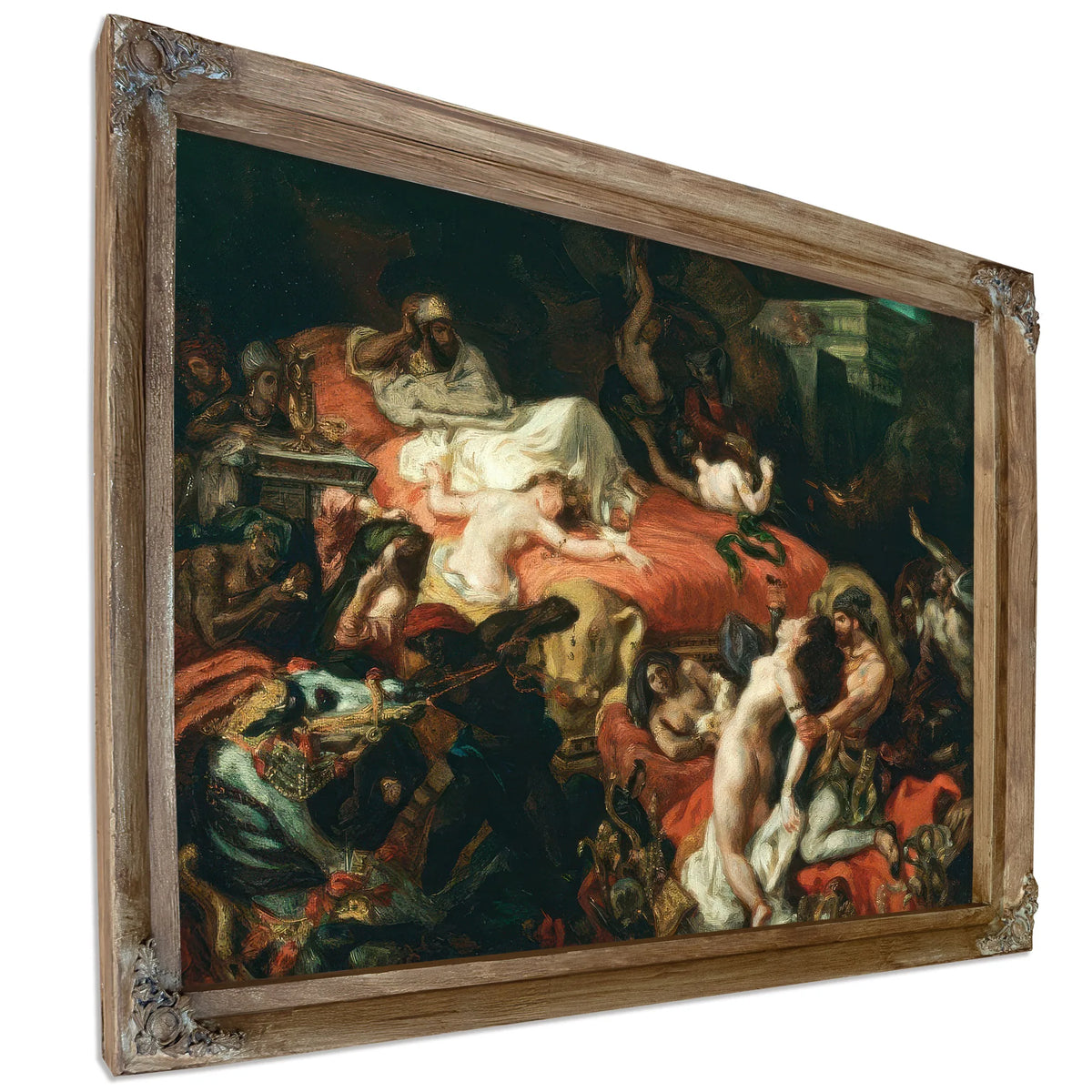 The Death Of Sardanapalus By Eugene Delacroix Fine Art Print