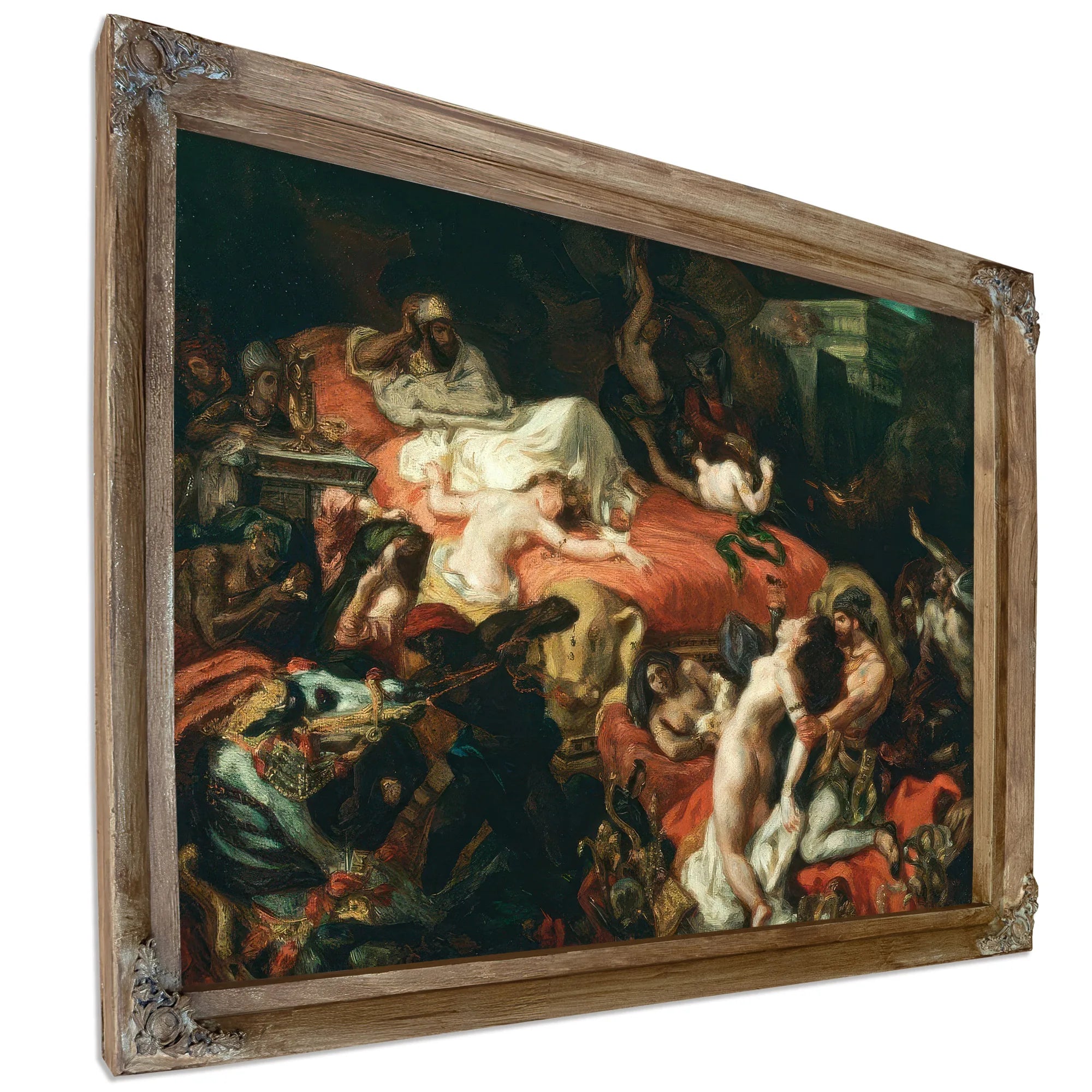 The Death Of Sardanapalus By Eugene Delacroix Fine Art Print