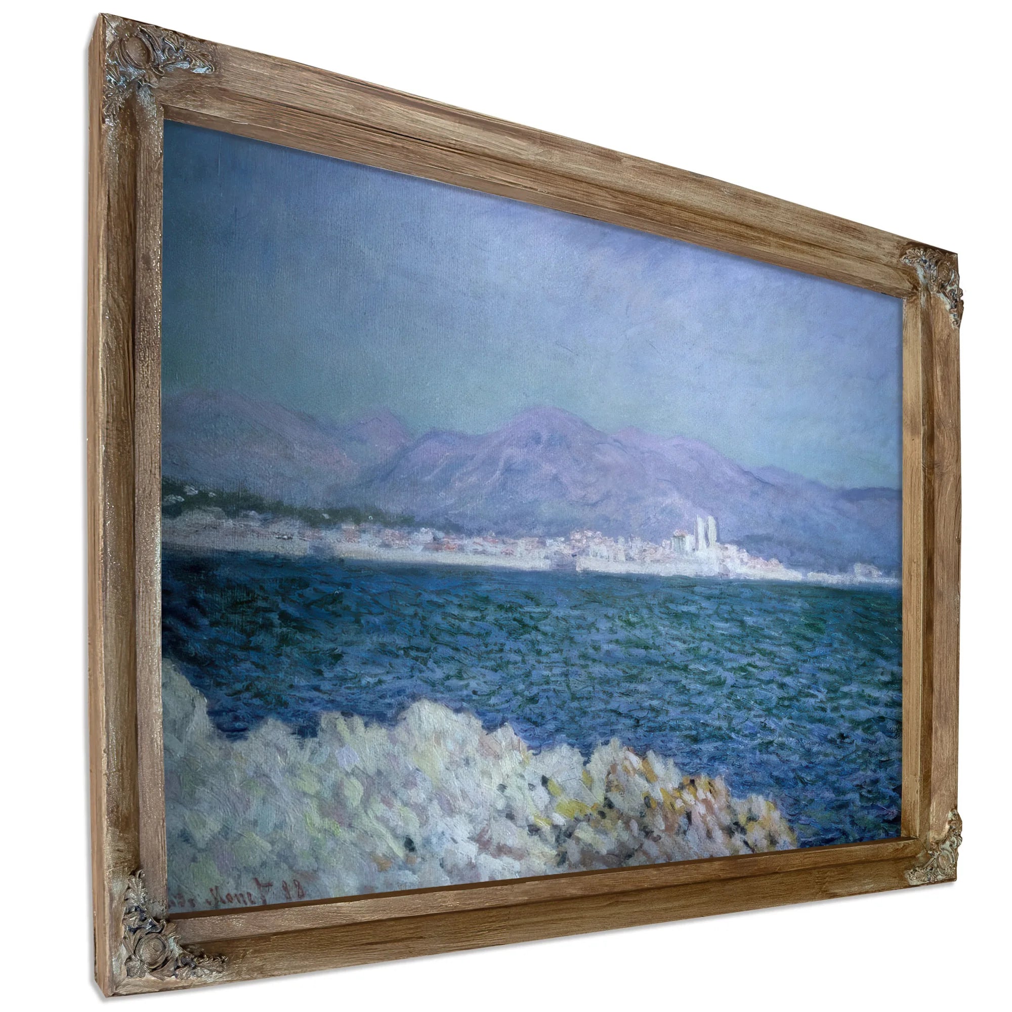 Gulf Of Antibes By Claude Monet Fine Art Print