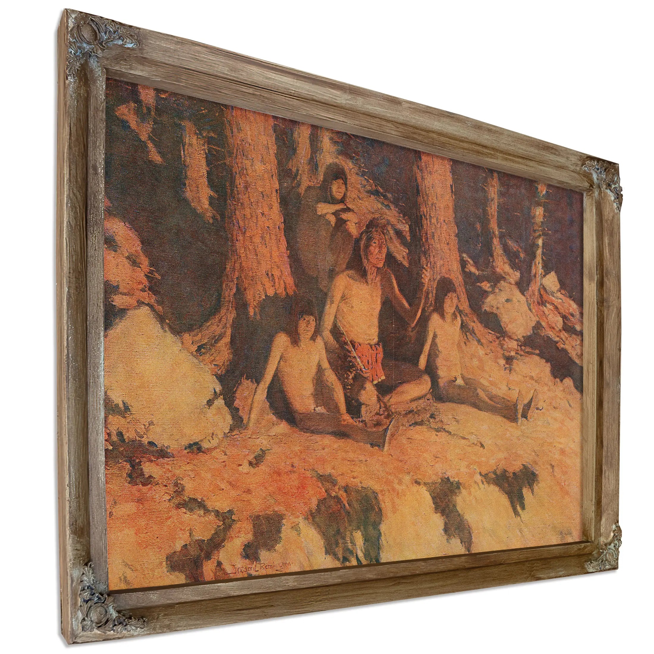 The Story Of Where The Sun Goes by Frederic Remington