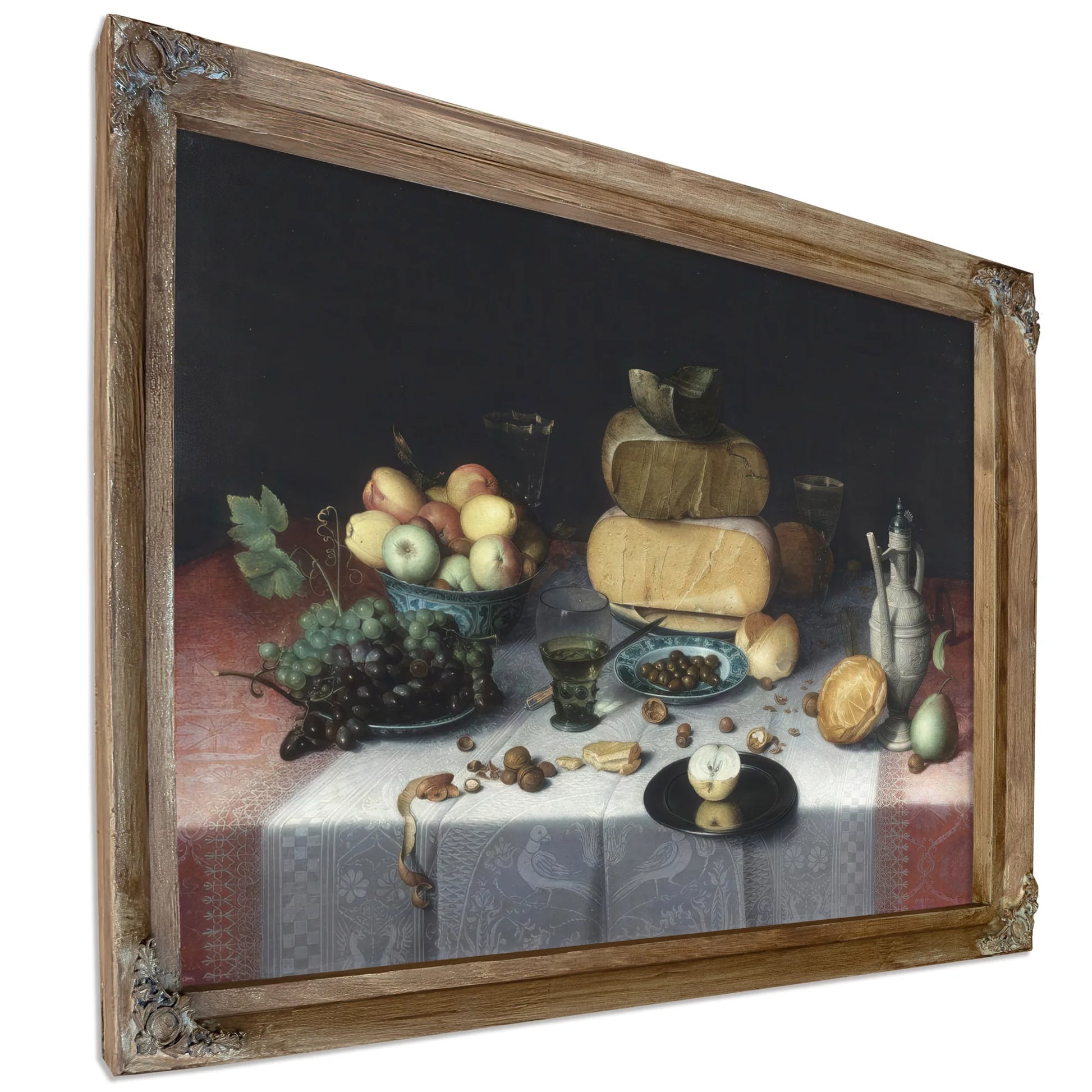 Still Life With Cheeses By Floris Claesz Van Dyck Fine Art Print