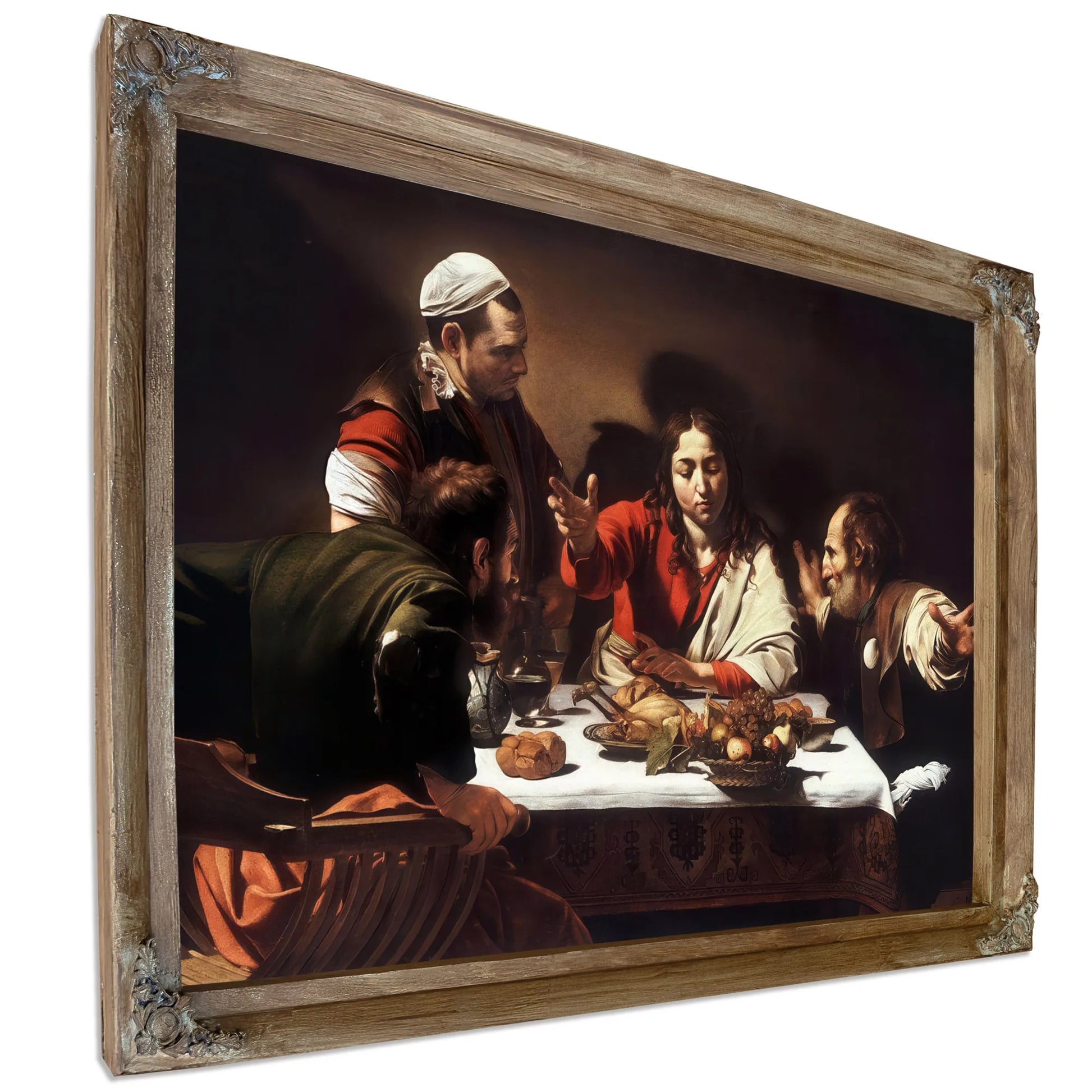 Supper At Emmaus 1602 By Caravaggio Fine Art Print
