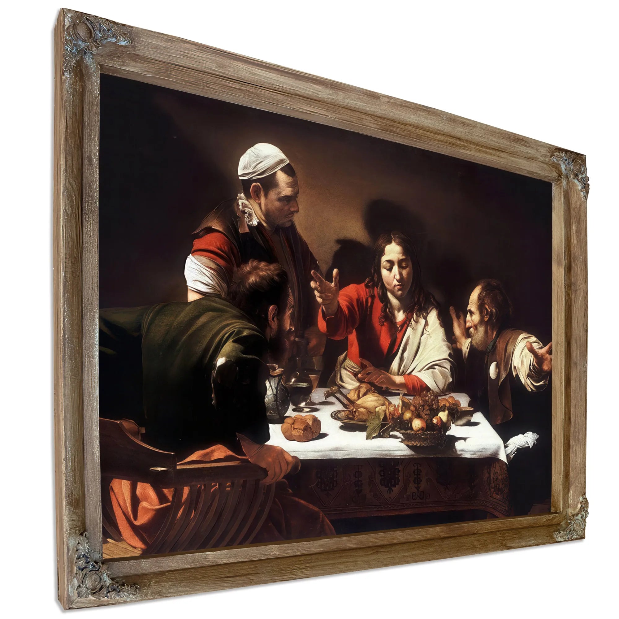 Supper At Emmaus 1602 By Caravaggio Fine Art Print