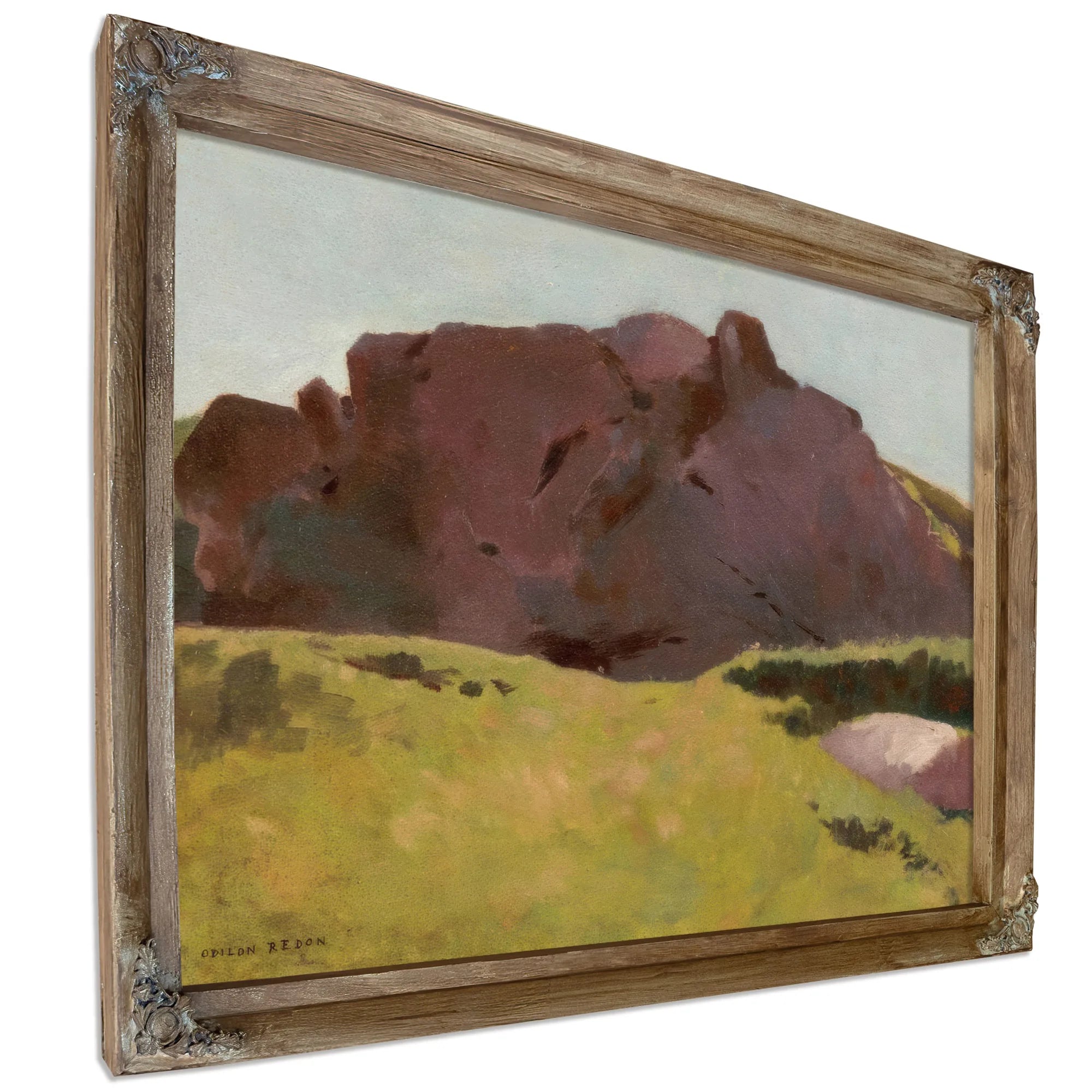 The Rocky Slope By Odilon Redon Fine Art Print