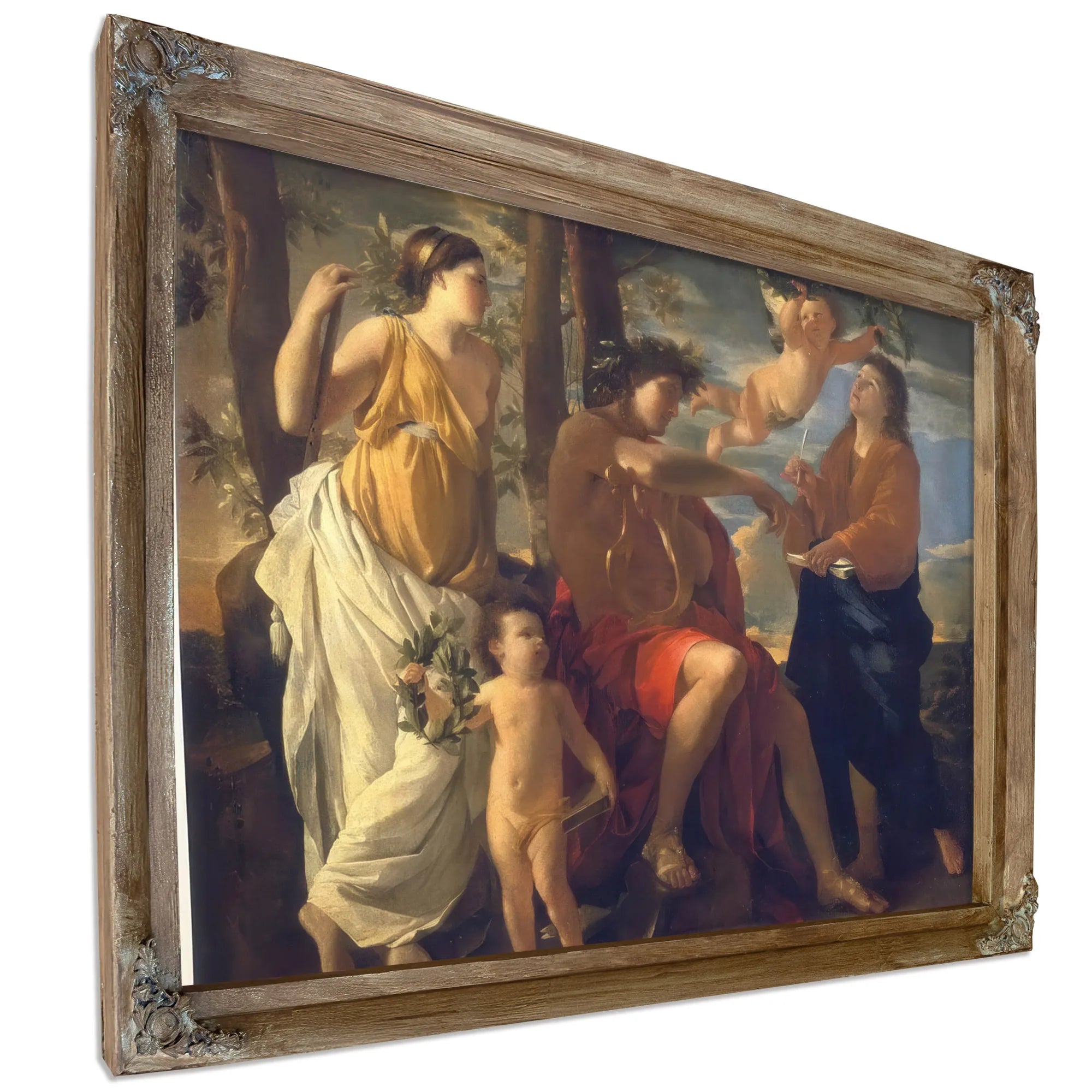 The Inspiration Of The Poet By Nicholas Poussin Fine Art Print