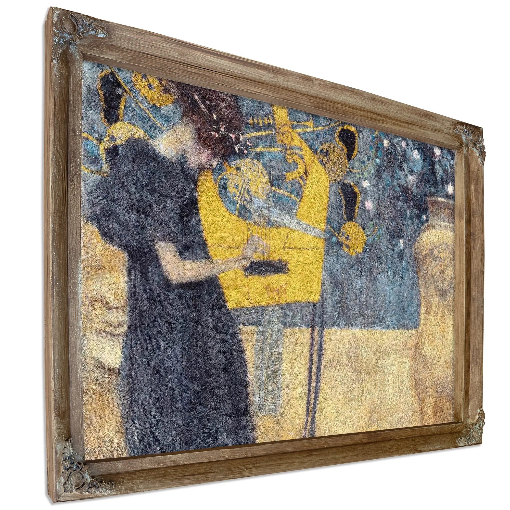 Music 1 1895 Allegory Neue Pinakothek By Gustav Klimt Fine Art Print
