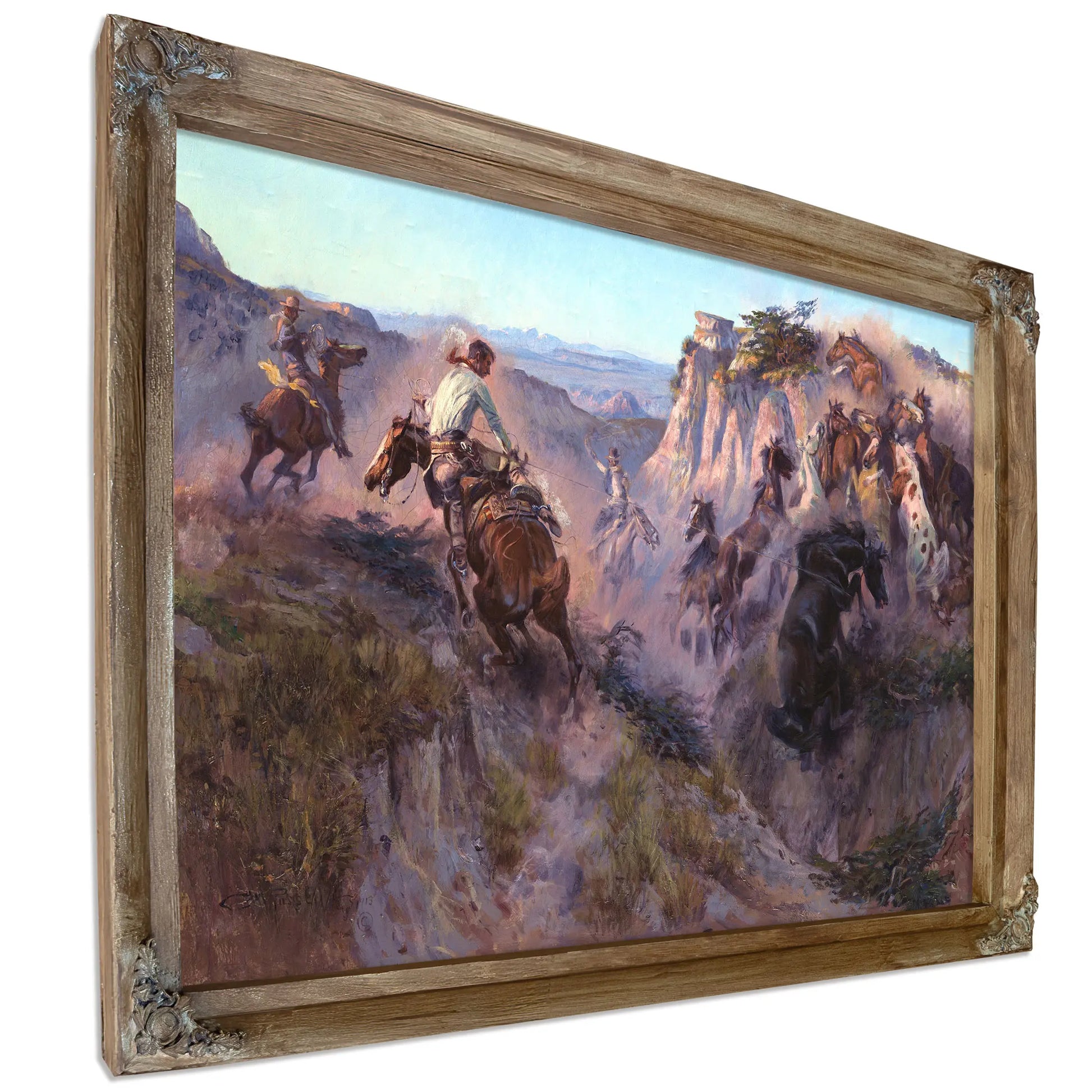 Wild Horse Hunters by Charles Marion Russell