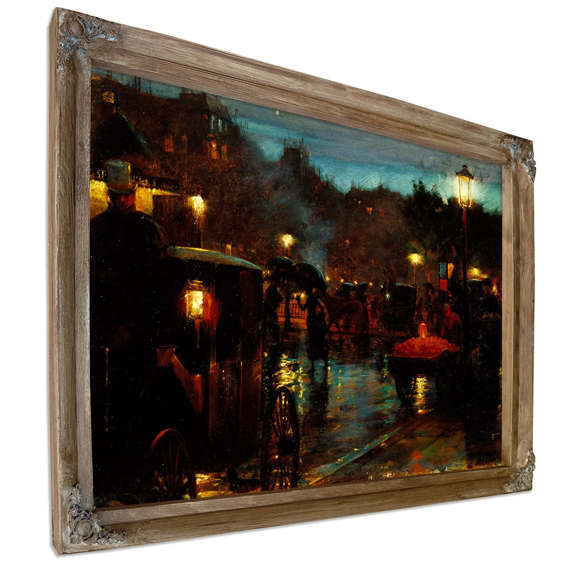 Paris At Night (1889) by Charles Courtney Curran
