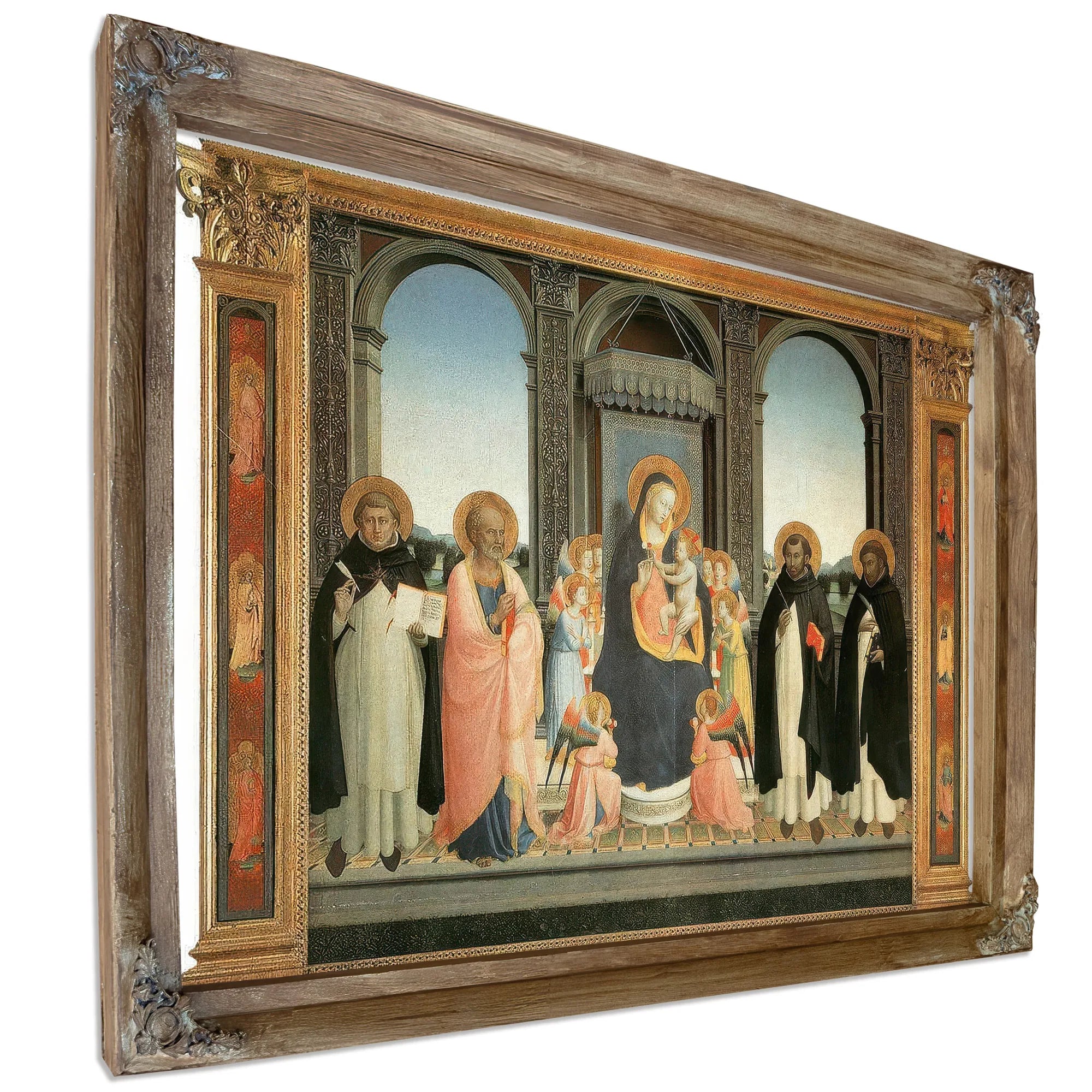 Fiesole Altarpiece 1425 By Fra Angelico Fine Art Print